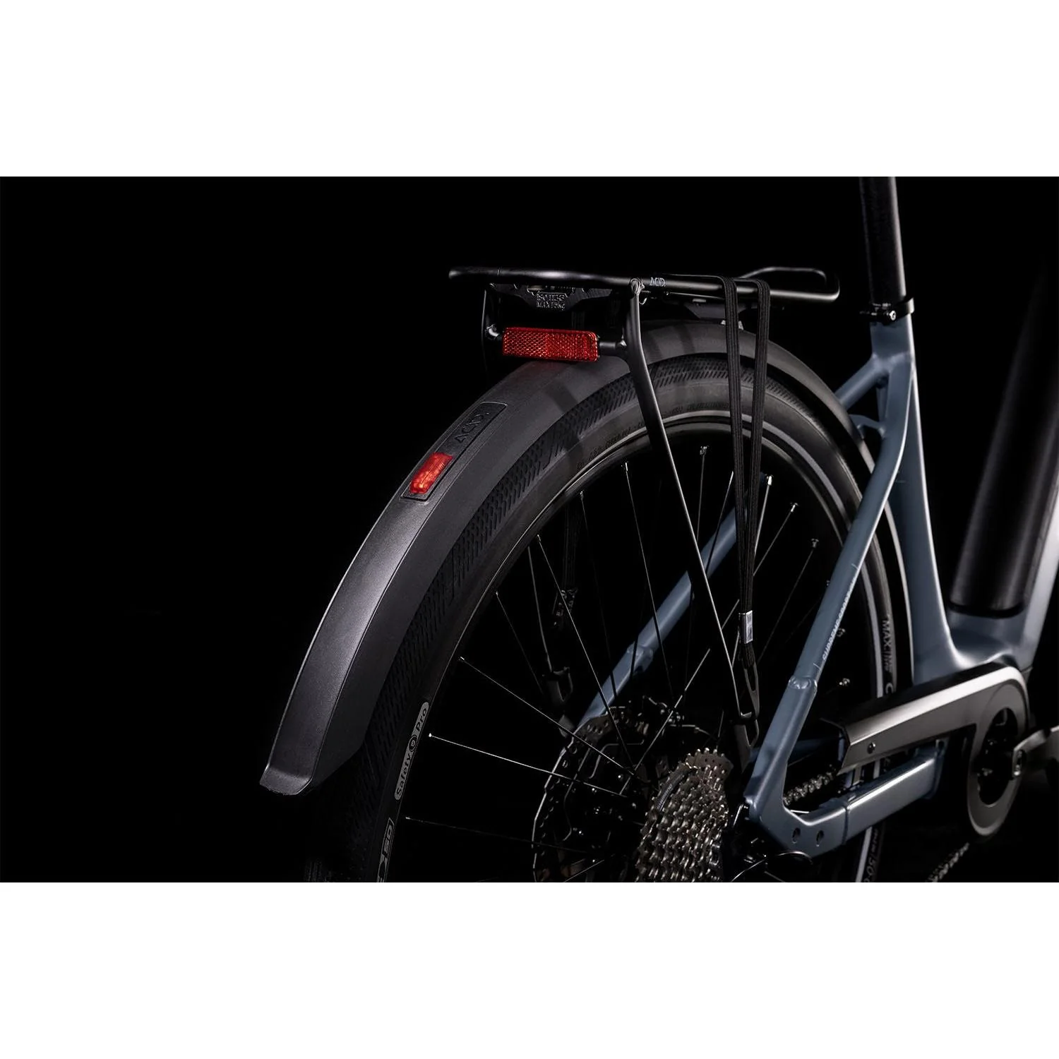 Cube Supreme Sport Hybrid ONE 400 EasyEntry Electric Hybrid Bike Grey Blue 'n' Blue - Image 3