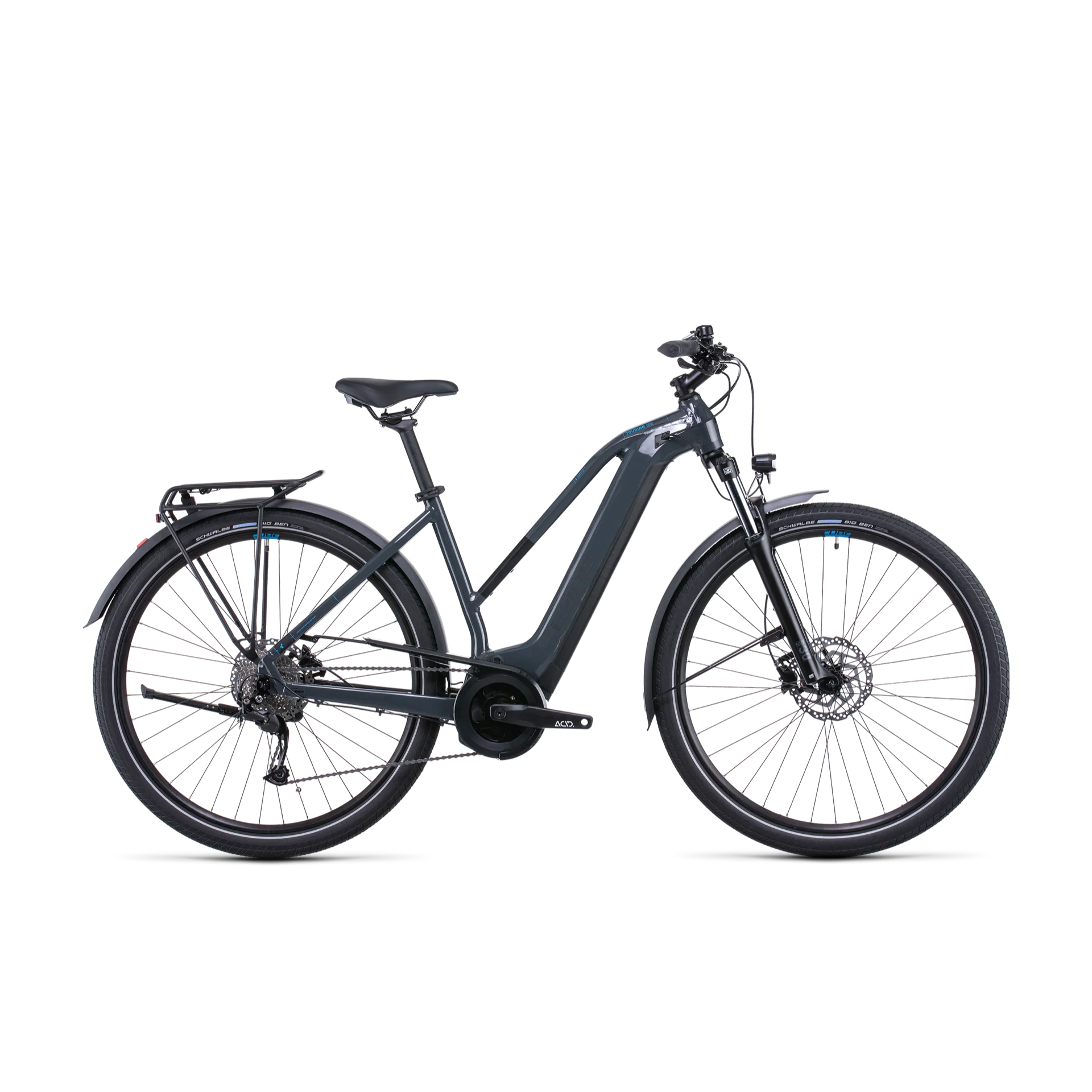 Cube Touring Hybrid ONE 625 Trapeze Hybrid Bike Grey 'n' Blue