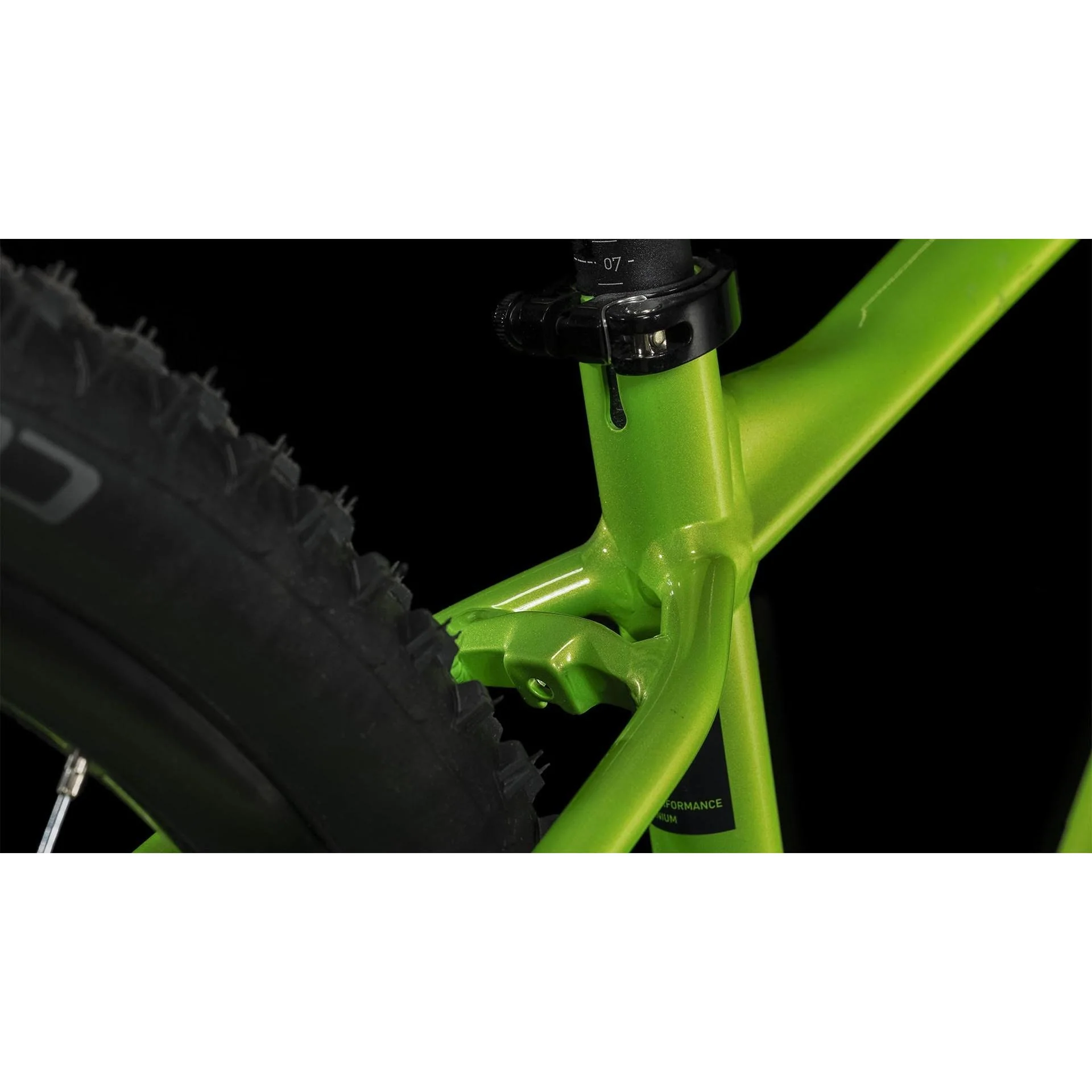 Cube Aim Hardtail Mountain Bike Misty Green'n'Black - Image 3