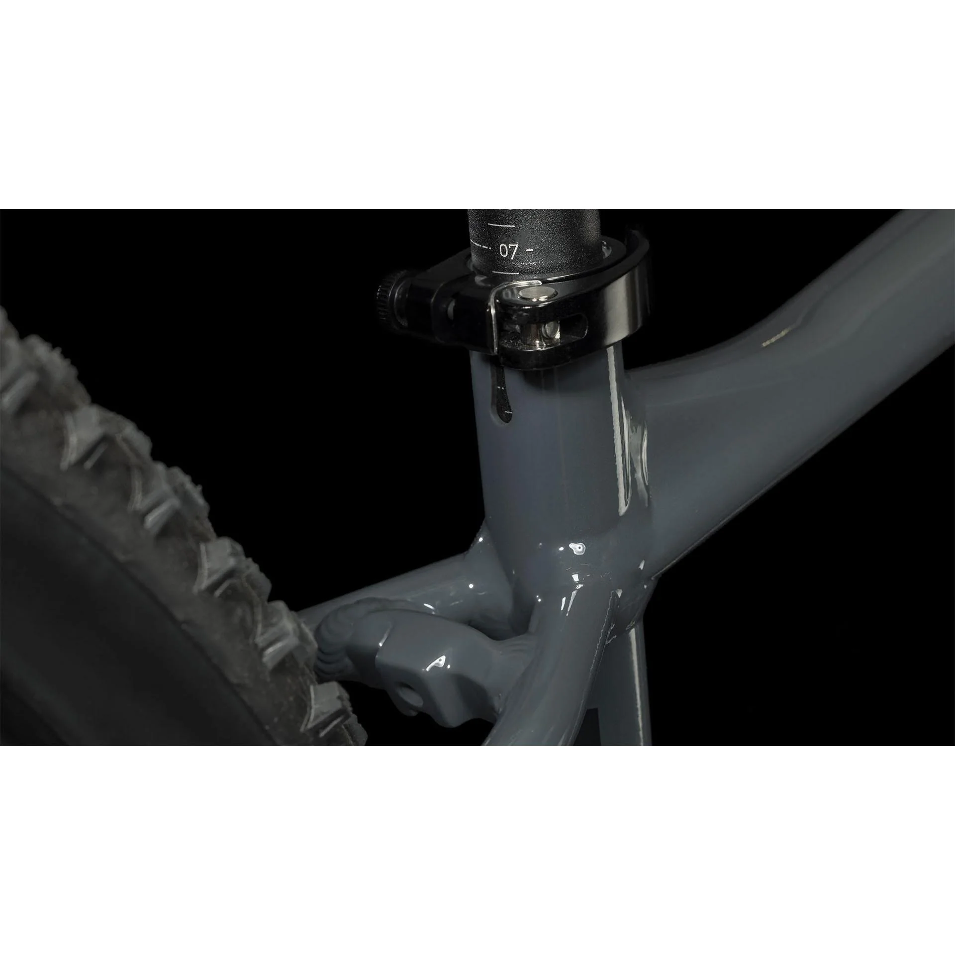 Cube Aim Pro Hardtail Mountain Bike Grey'n'Flash Yellow - Image 3