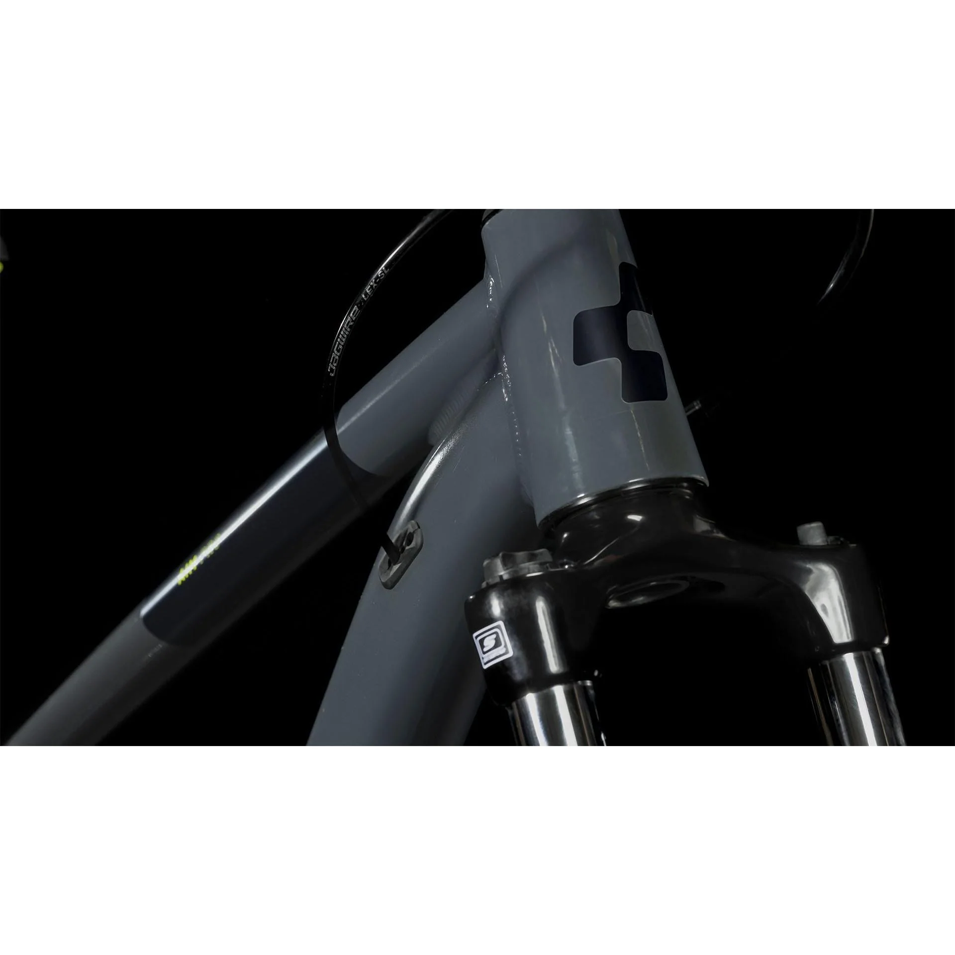 Cube Aim Pro Hardtail Mountain Bike Grey'n'Flash Yellow - Image 5
