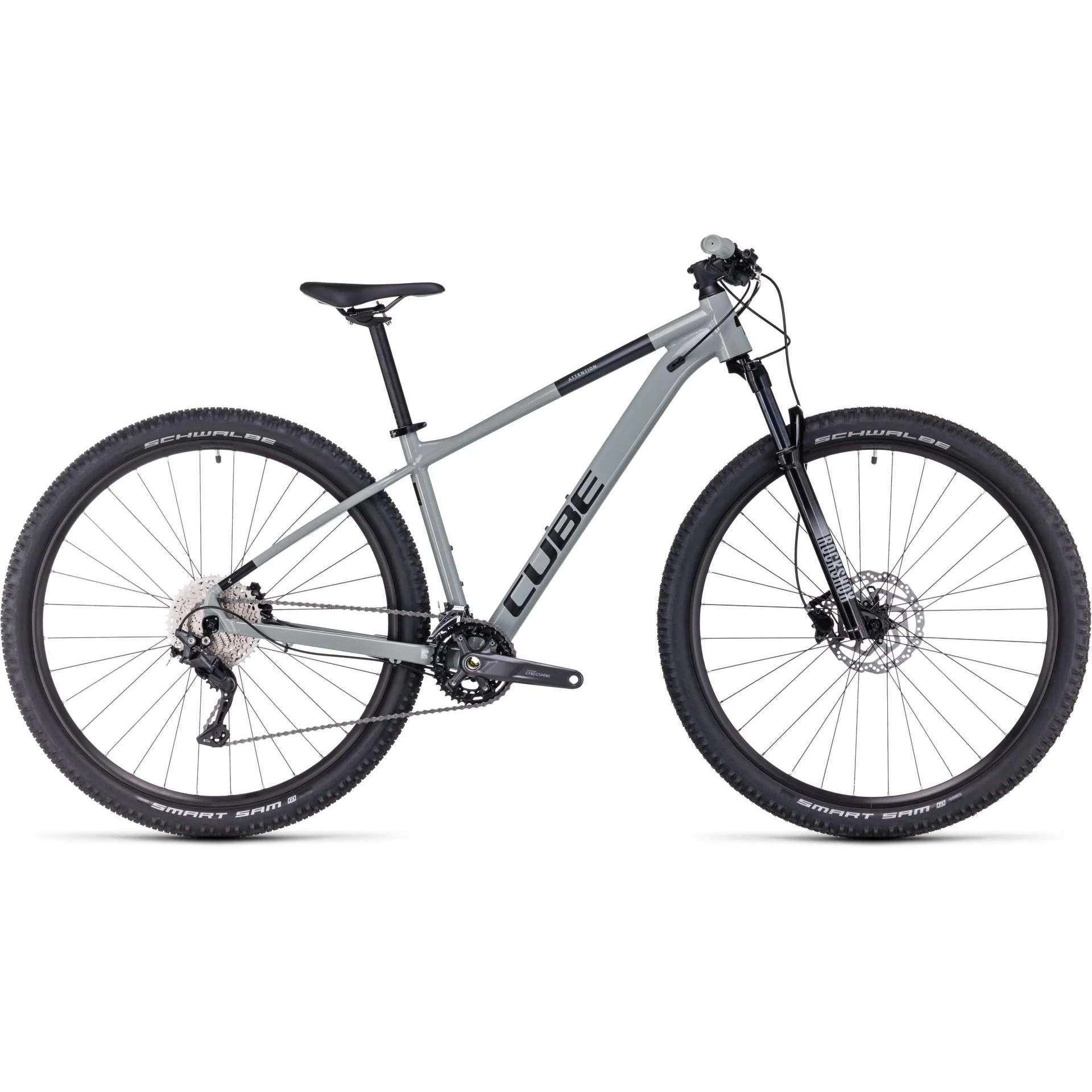Cube Attention Hardtail Mountain Bike Swamp Grey'n'Black