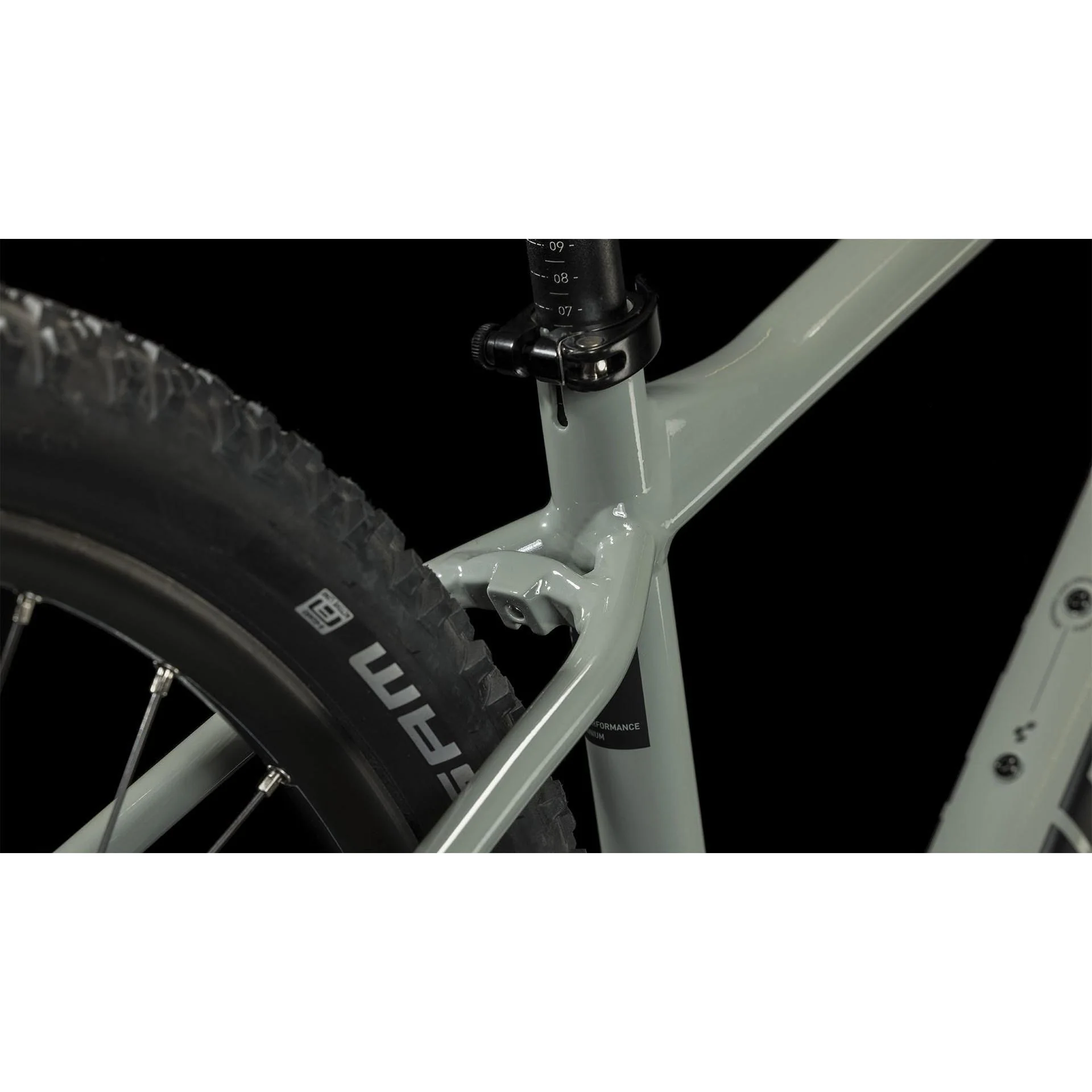 Cube Attention Hardtail Mountain Bike Swamp Grey'n'Black - Image 3