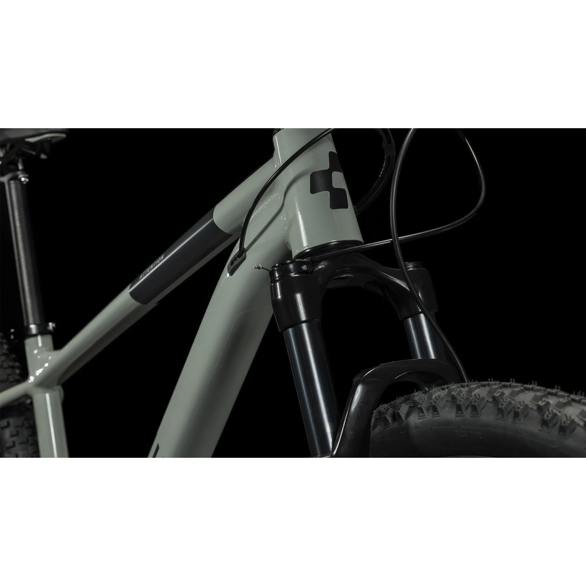 Cube Attention Hardtail Mountain Bike Swamp Grey'n'Black - Image 5