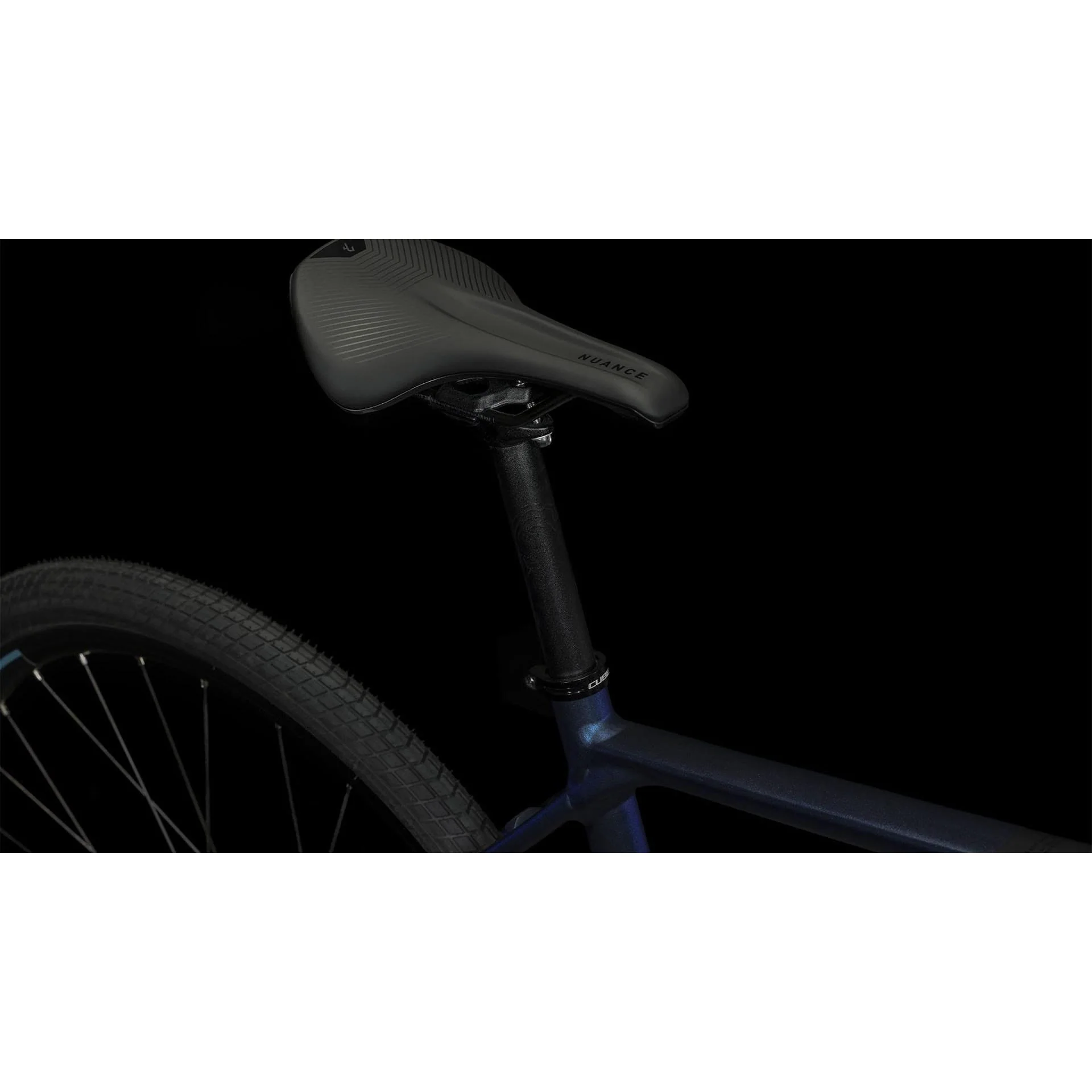Cube Nulane Flat Bar Road Bike Velvet Blue'n'Black - Image 5