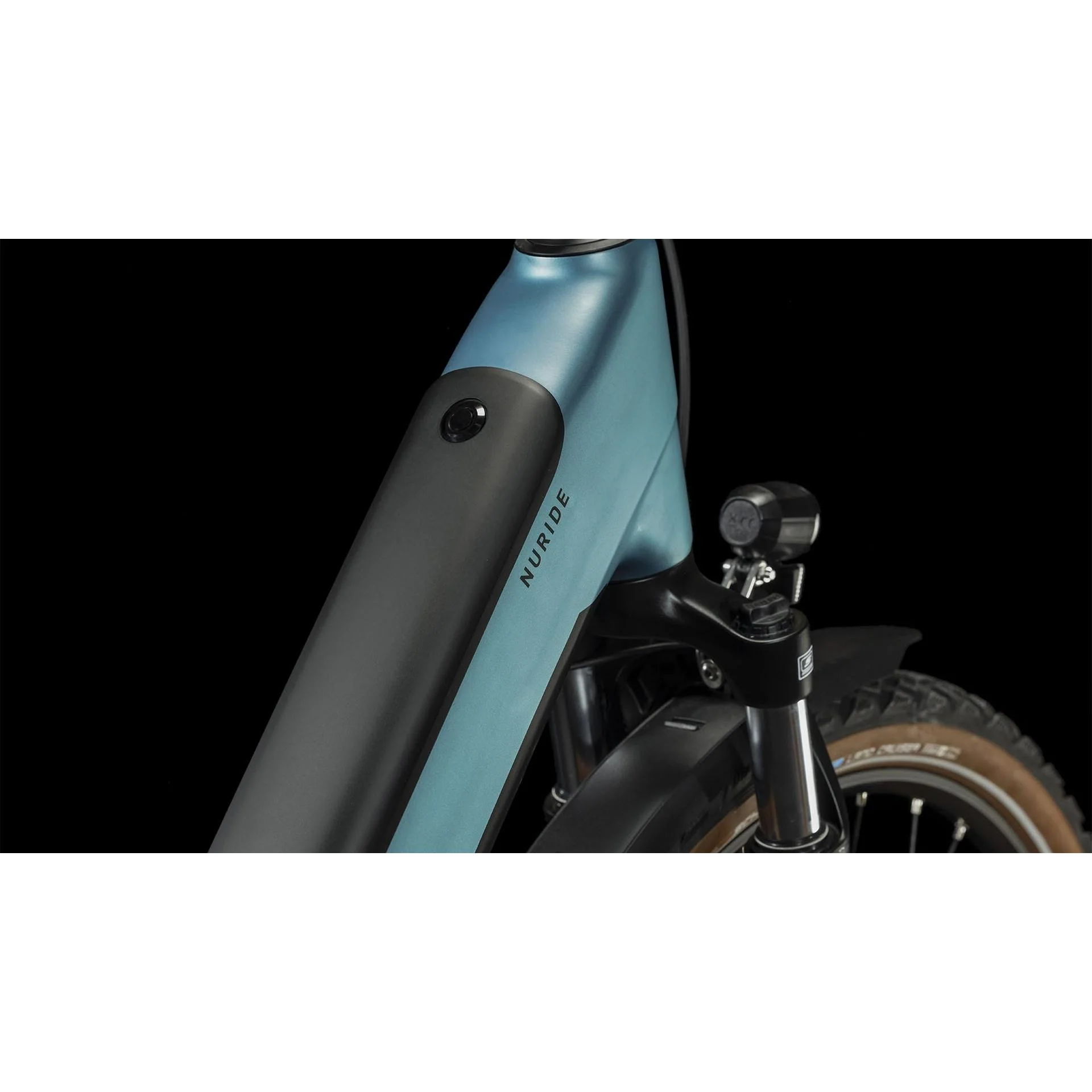 Cube Nuride Hybrid Performance 625 Allroad Easy Entry Electric Hybrid Bike Metal Blue n Red - Image 3