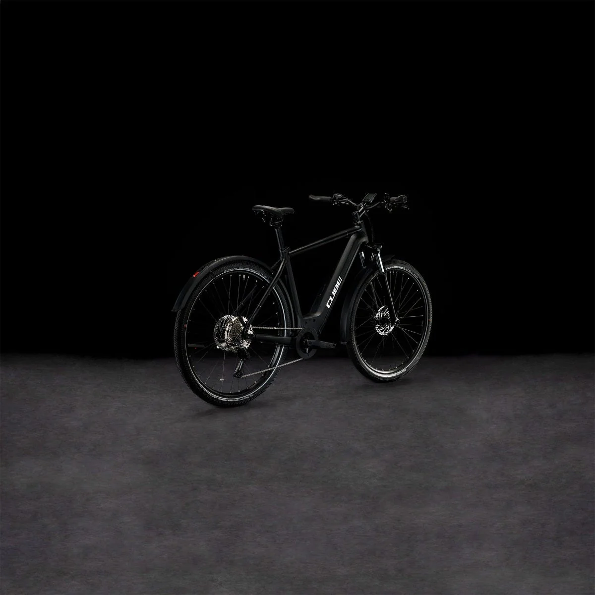 Cube Nuride Hybrid Pro 625 Allroad Electric Hybrid Bike Black n Metal - Image 2
