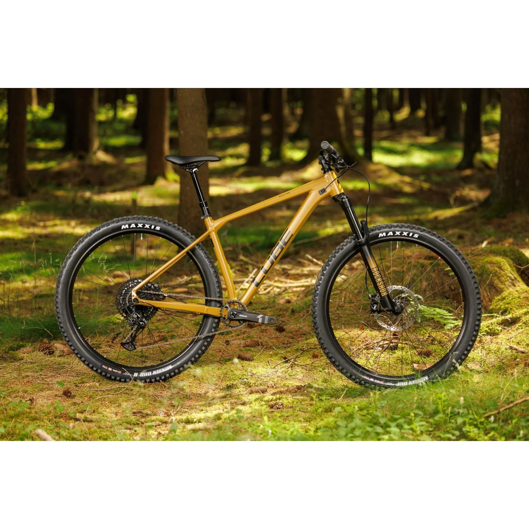 Cube Reaction TM Hardtail Mountain Bike Caramel 'n' Black - Image 2