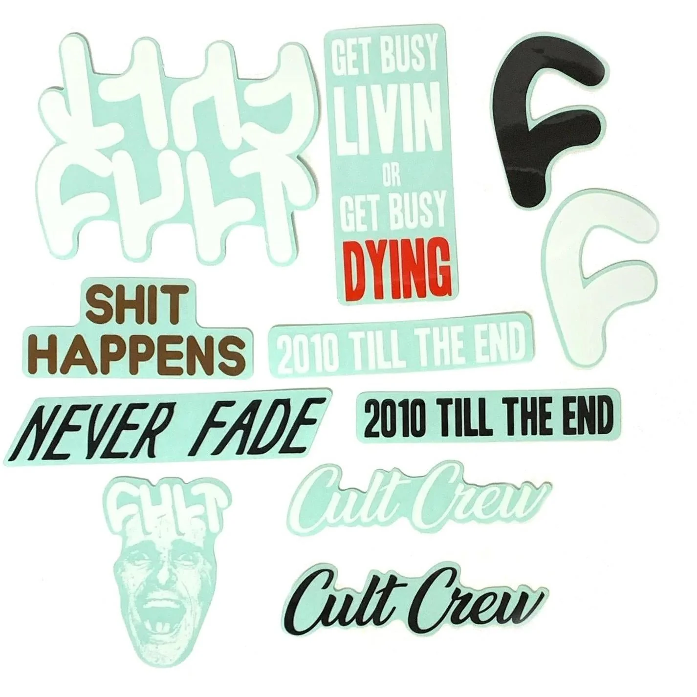 Cult BMX 10 Sticker Pack
