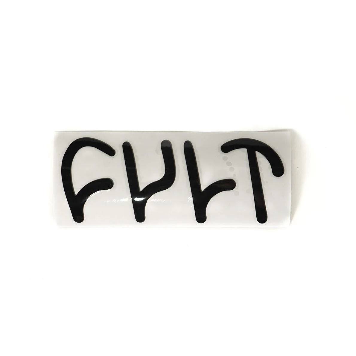 Cult Die Cut Sticker Black