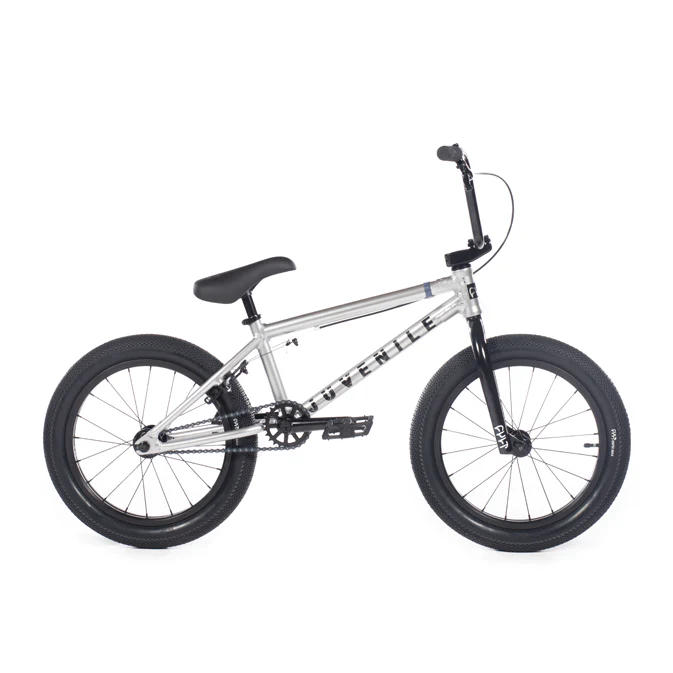Cult Juvi Kids BMX Bike 18" Silver/Black (2020)