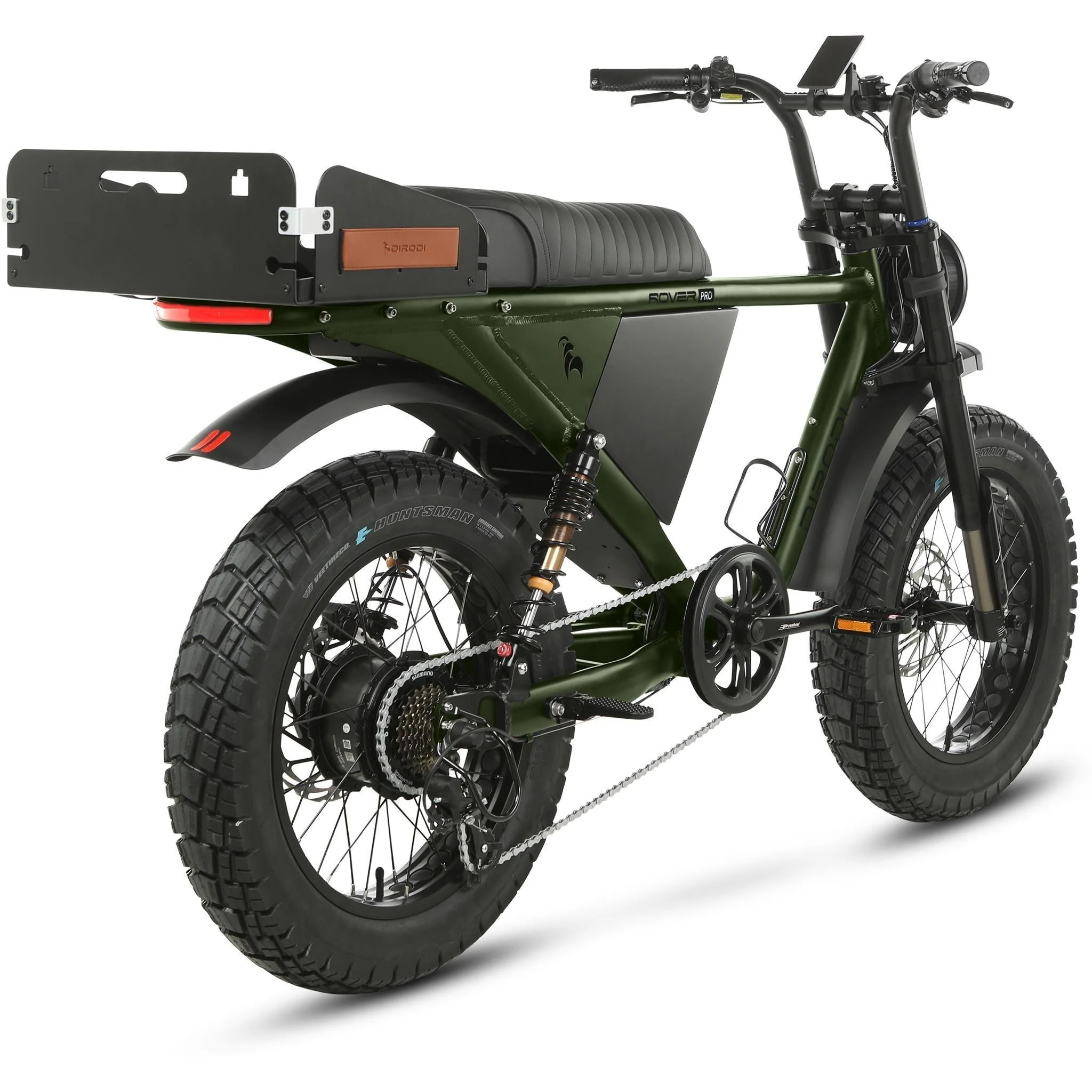 DiroDi Rover Pro 250W Electric Fat Bike Racing Green - Image 3
