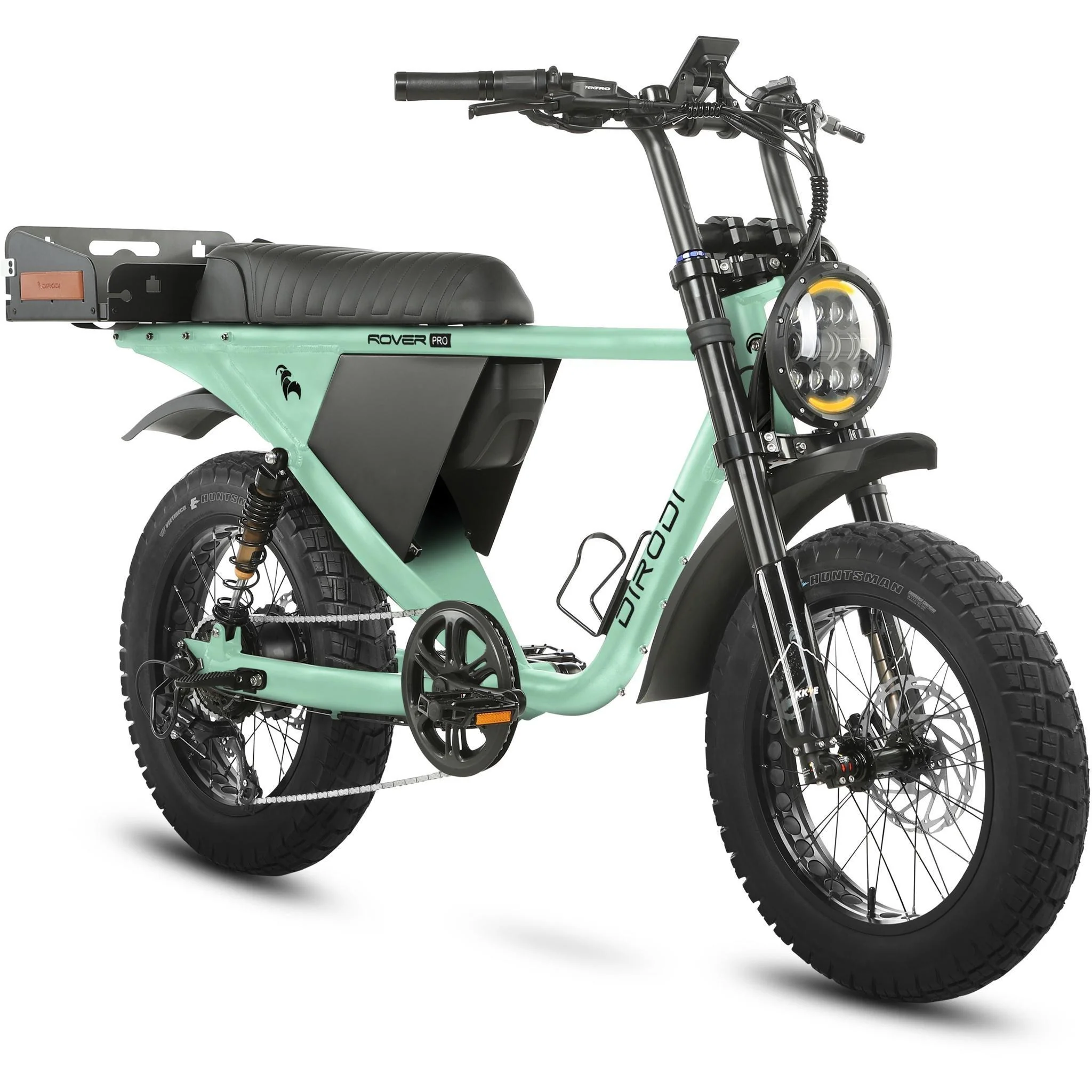 DiroDi Rover Pro 250W Electric Fat Bike Seafoam Green - Image 2