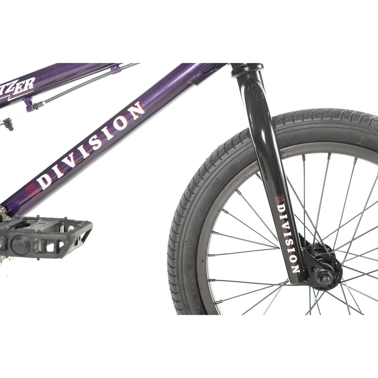 Division Blitzer 16'' BMX Bike Metal Purple - Image 3