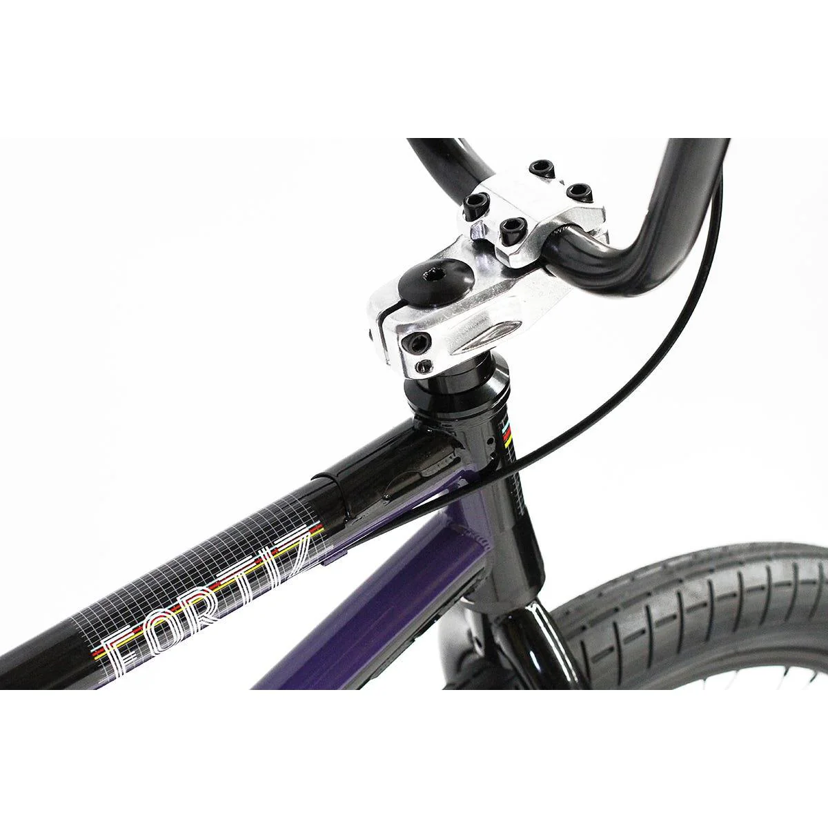 Division Fortiz 20'' BMX Bike Black/Purple - Image 3