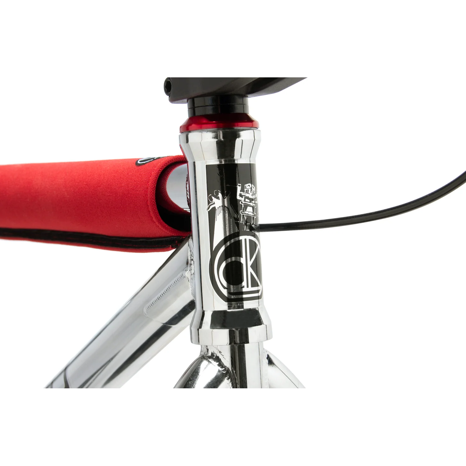 DK Legend 22.4 Inch TT BMX Cruiser Bike Chrome - Image 4
