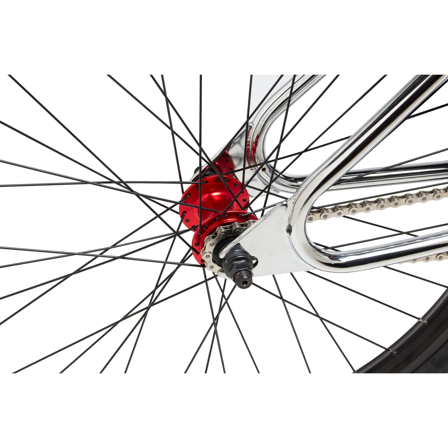 DK Legend 22.4 Inch TT BMX Cruiser Bike Chrome - Image 9