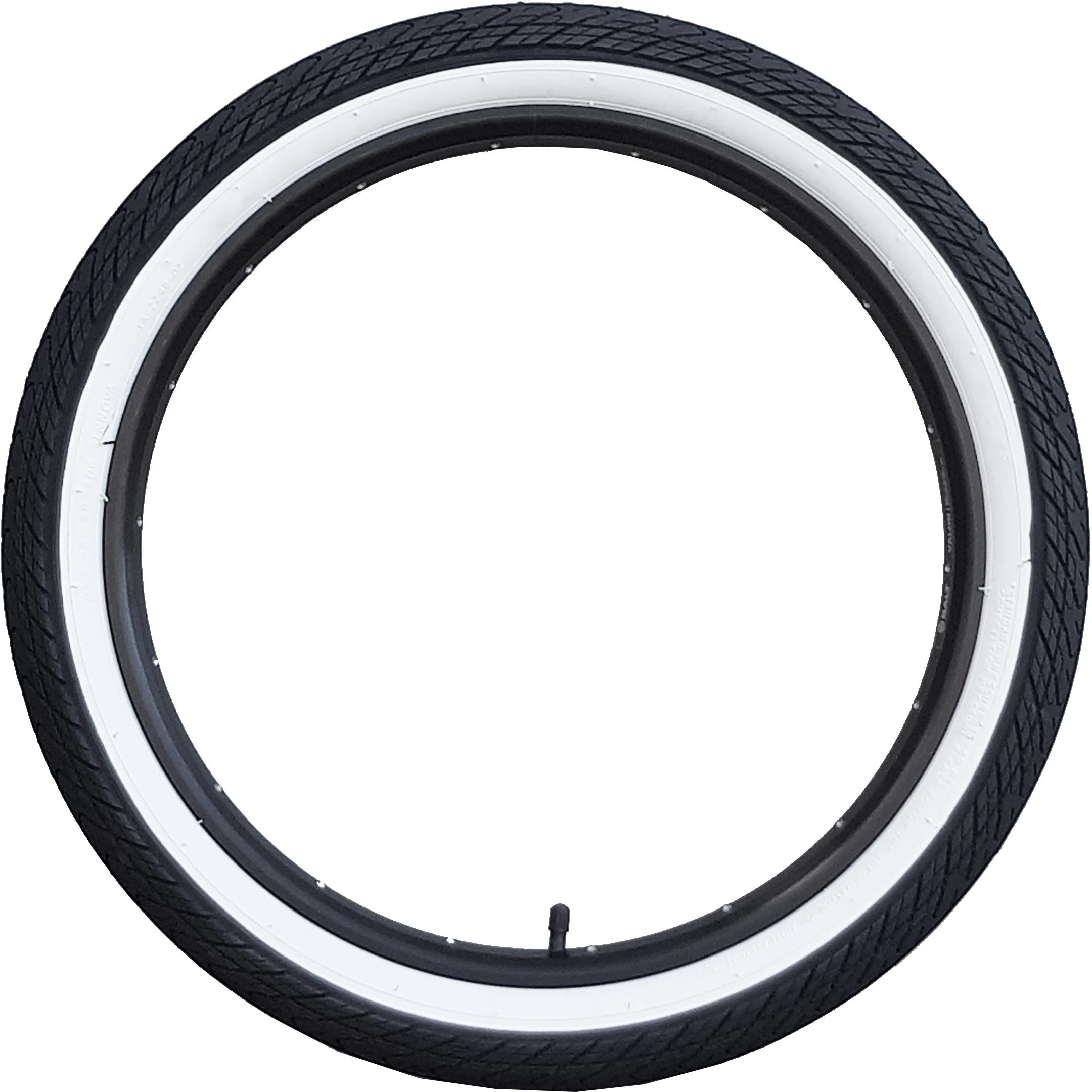 DRS Arrow FS BMX Tyre 20 x 2.25'' Black/Whitewall - Image 5