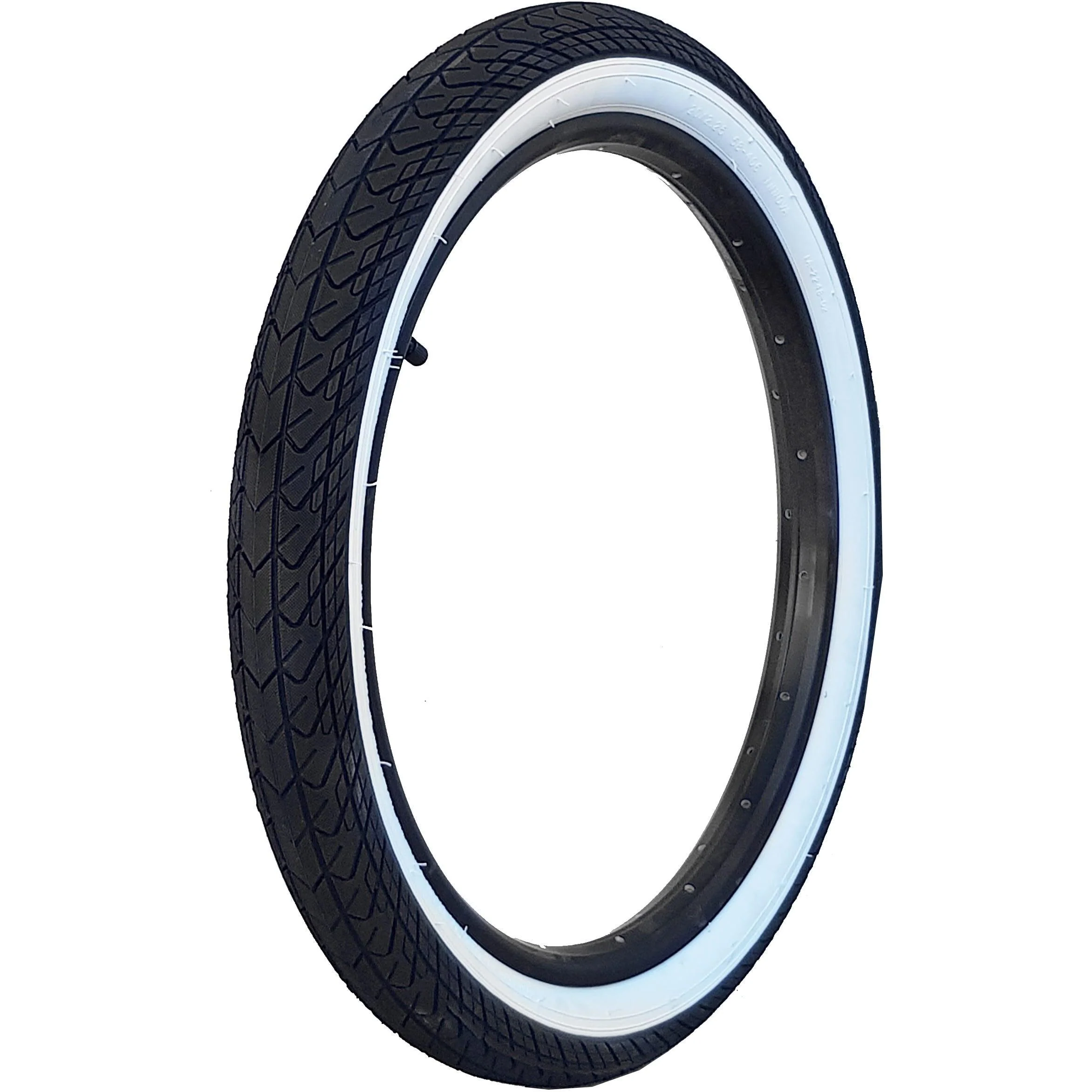 DRS Arrow FS BMX Tyre 20 x 2.25'' Black/Whitewall - Image 7