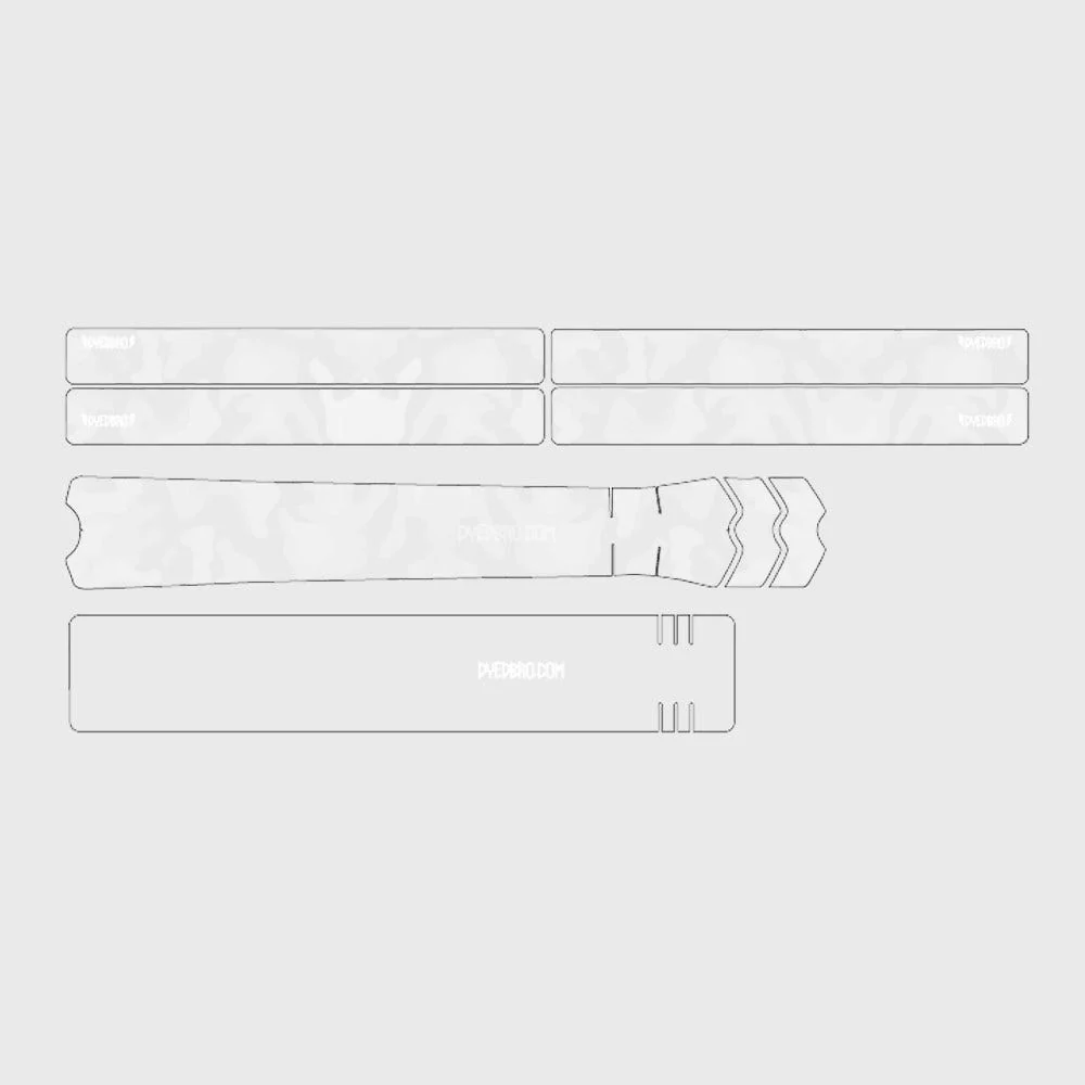 DYEDbro Frame Protector Kit White Camo - Image 4