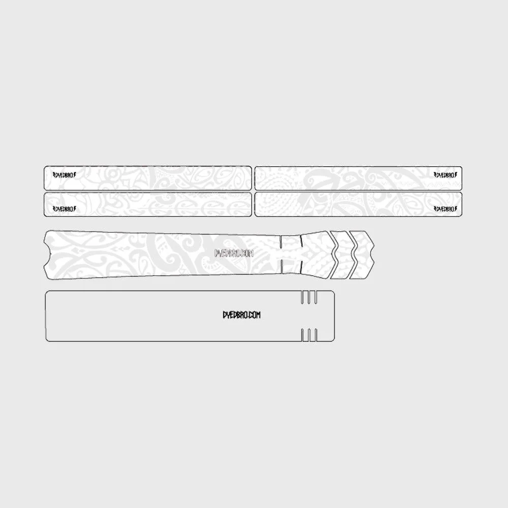 DYEDbro Frame Protector Kit White Maori - Image 4