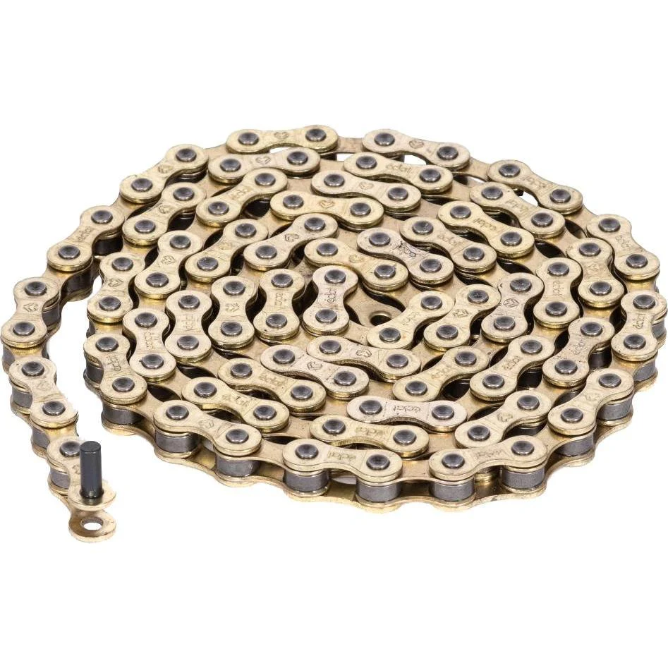 Eclat Stroke Solid Half Link Chain 1/2 x 1/8 x 100L Gold