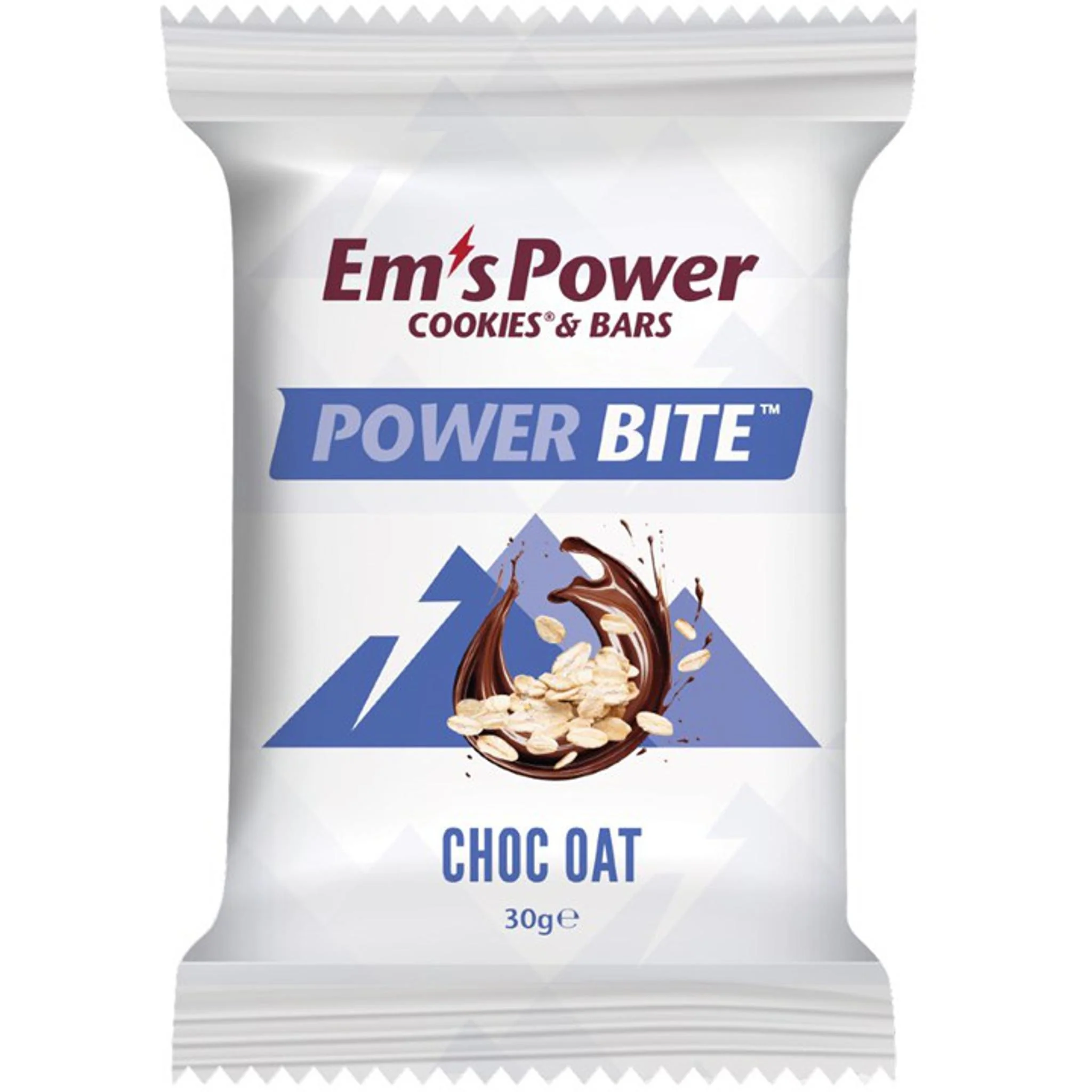 Em's Power Bites Oat Chocolate Cookies 8 Pack 240g - Image 2