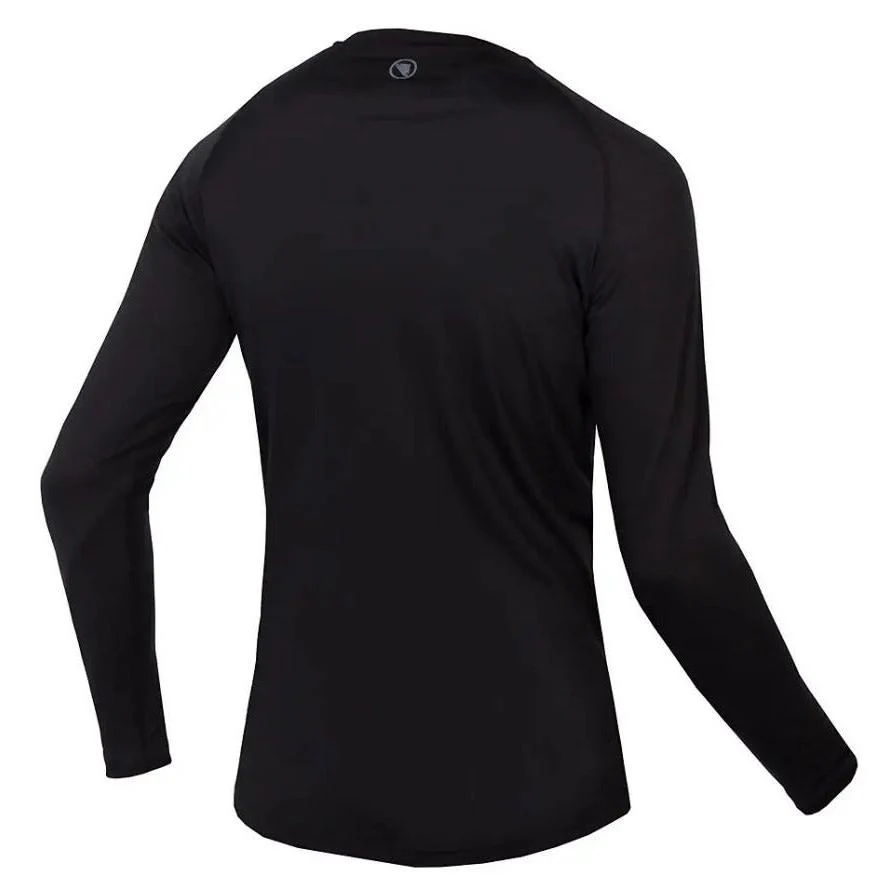 Endura Baabaa Blend Long Sleeve Base Layer Black - Image 2