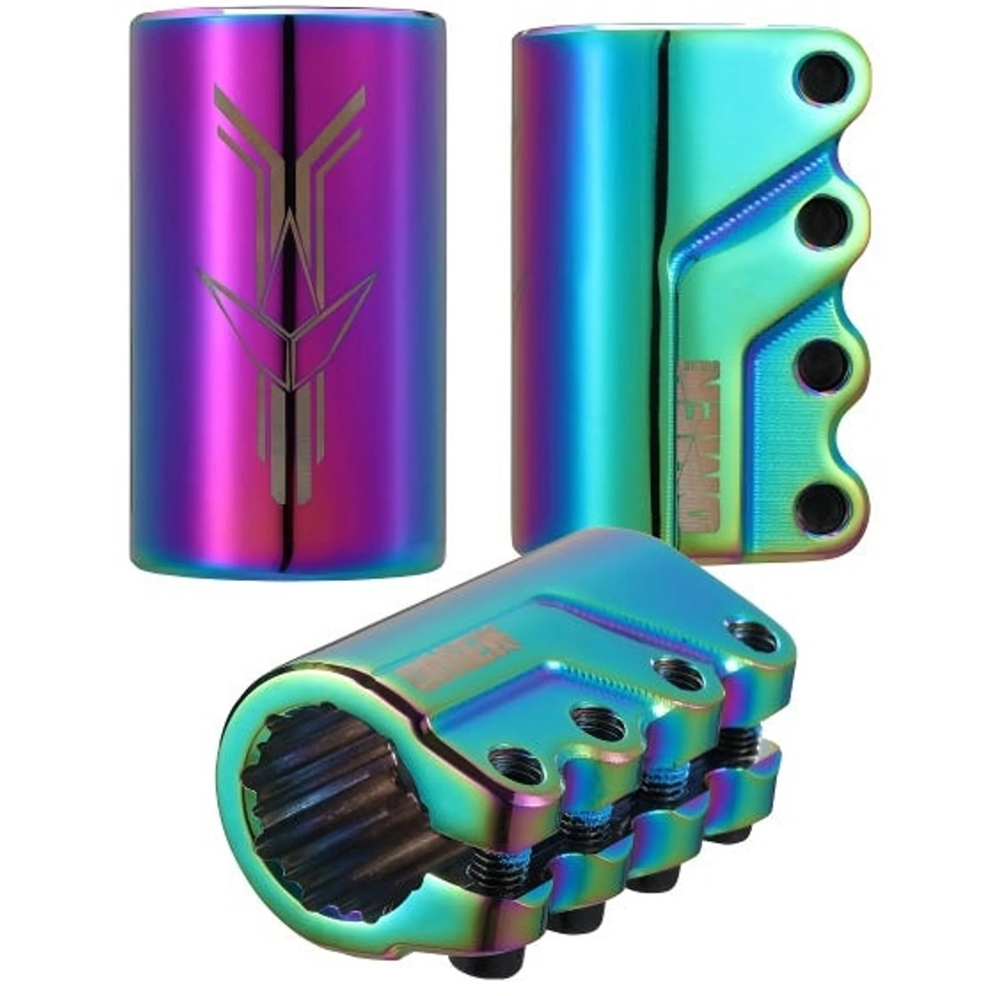 Envy Omen SCS 4 Bolt Scooter Clamp Oil Slick - Image 2