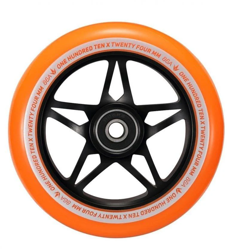Envy S3 Scooter Wheel 110mm Black/Orange - Image 2