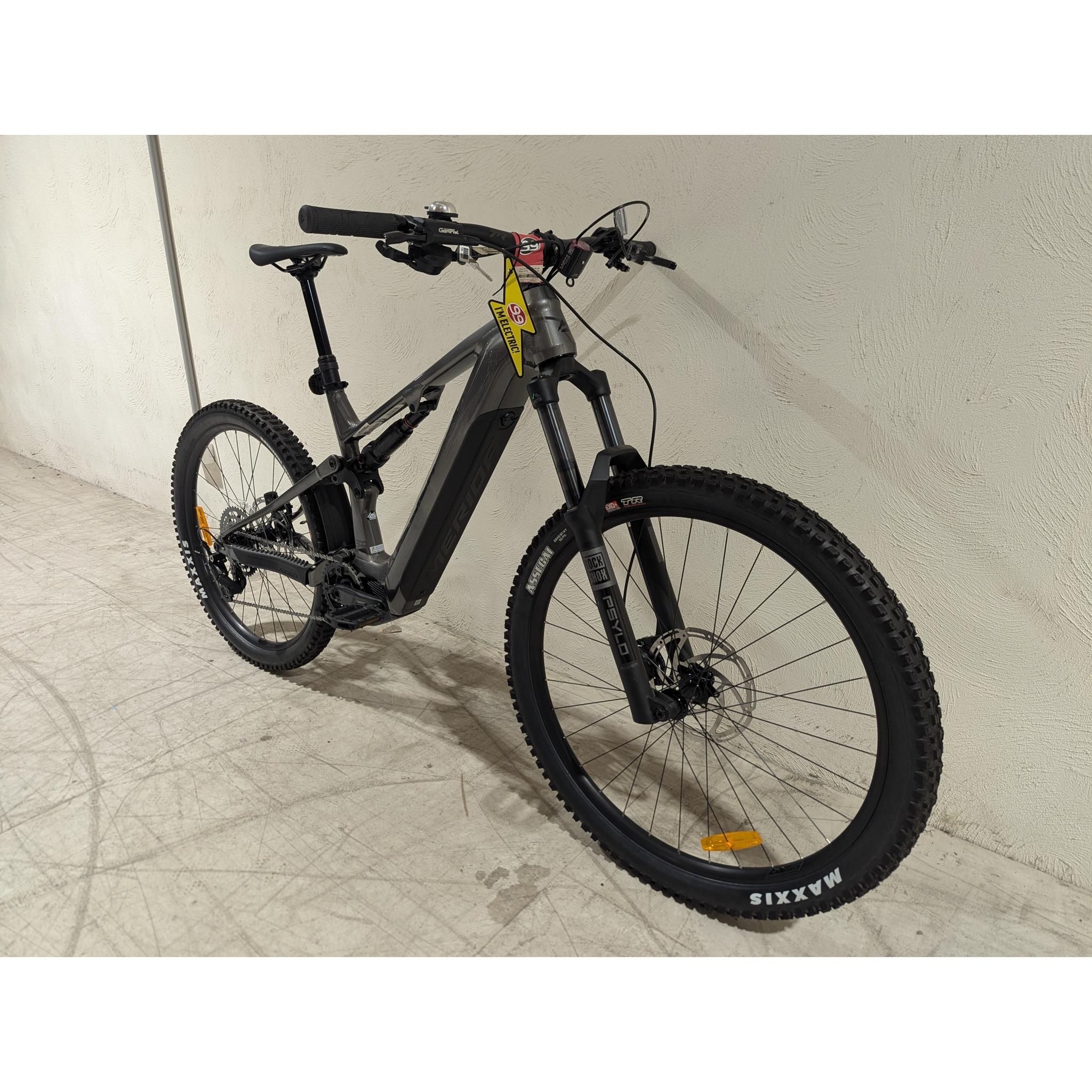 EX-DEMO Merida eOne-Sixty 400 Electric Enduro Bike 630Wh Battery Gunmetal Grey/Black (Large) - Image 3