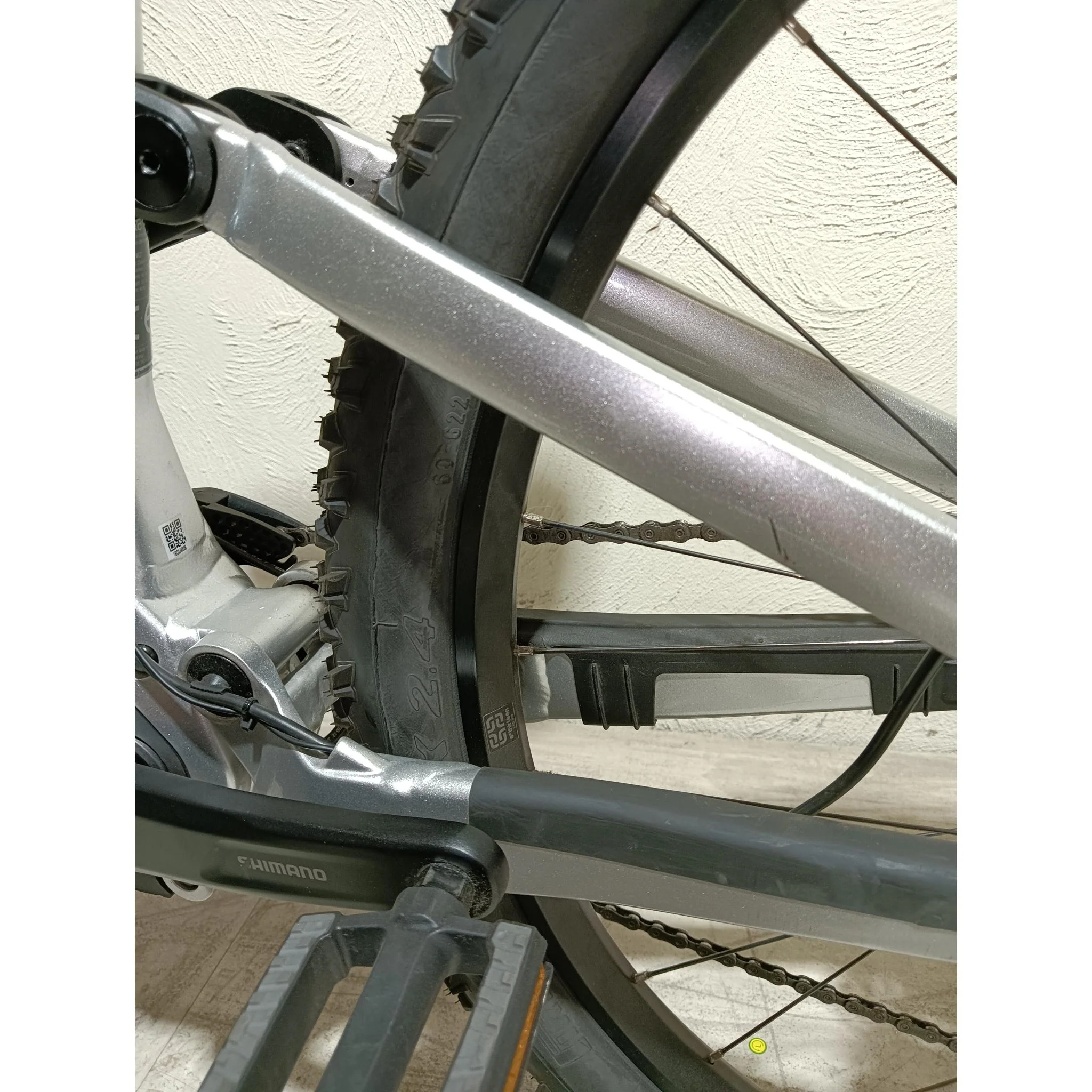 EX-DEMO Norco Sight VLT A1 Electric Enduro Bike 720Wh Battery Silver/Black (Medium) - Image 12