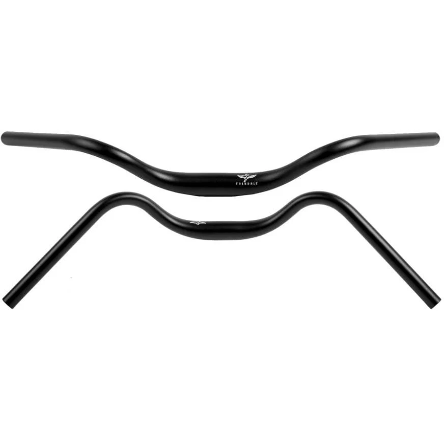 Fairdale Archer V2 Handlebar 50mm Rise x 650mm Width x 45 Degree Backsweep Black - Image 3