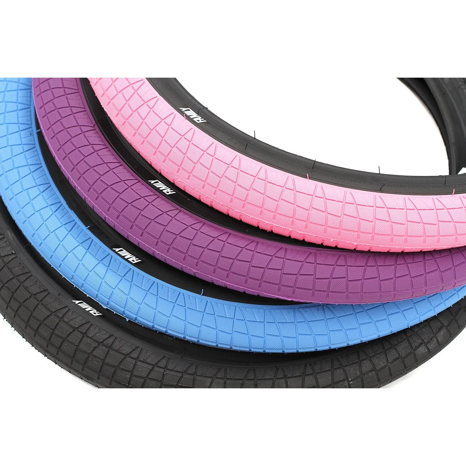 Family F2128 BMX Tyre 20 x 2.20 Purple/Black Wall - Image 2