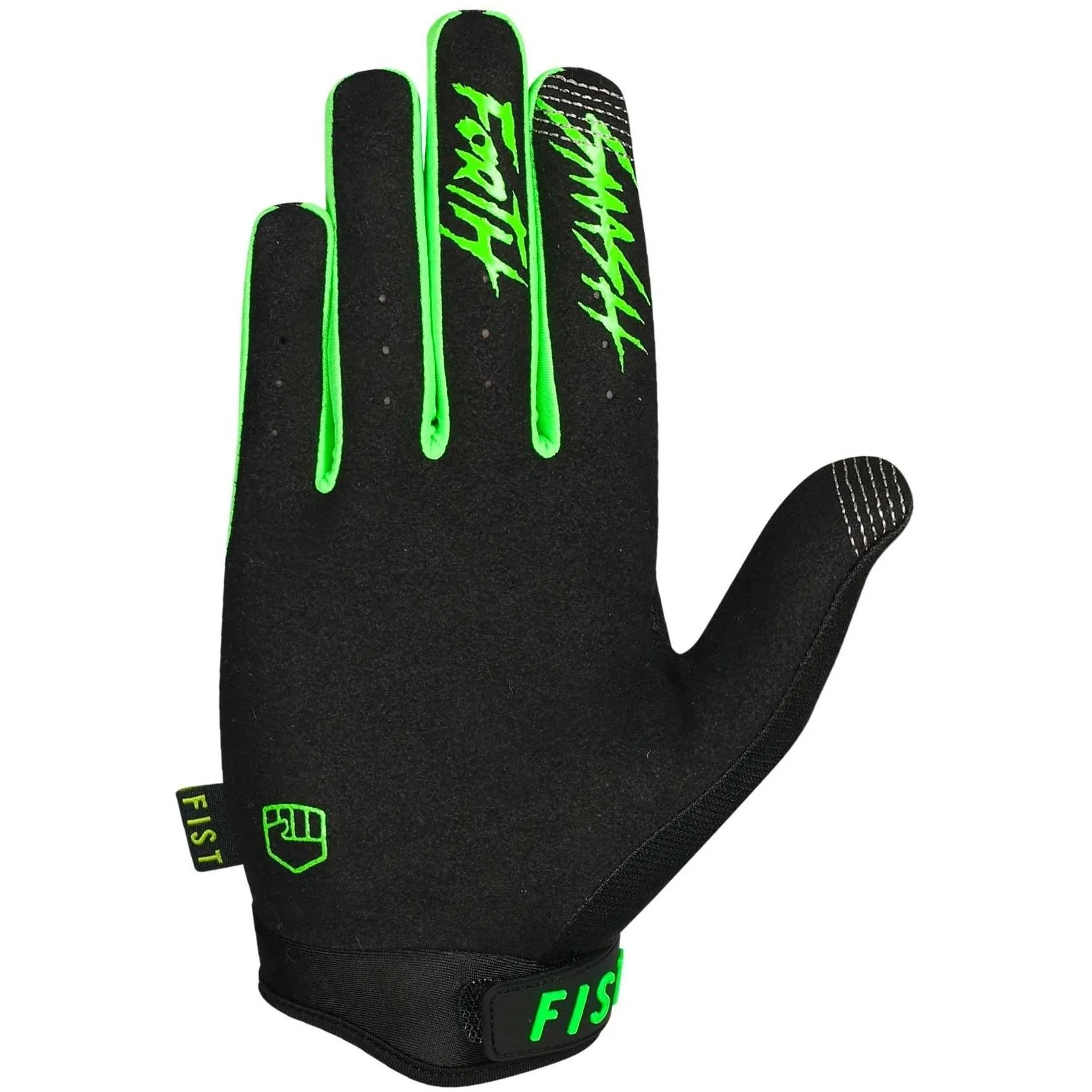 Fist CH24 Stocker MTB Gloves Fluoro Green/Black - Image 2