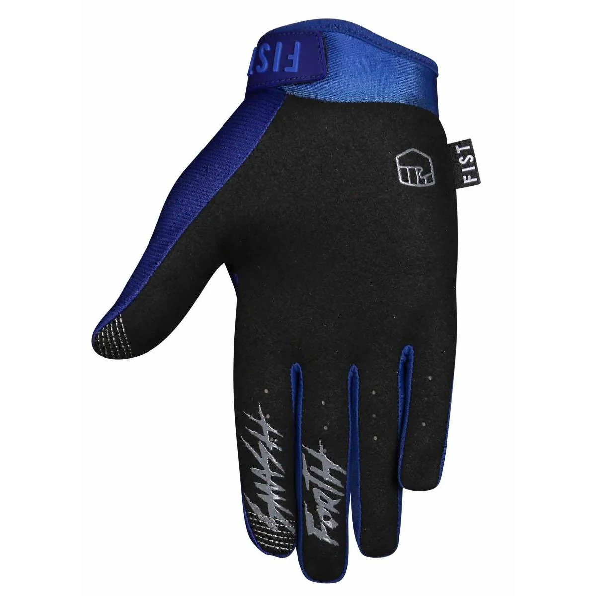 FIST Full Finger MTB Gloves Blue Stocker - Image 2