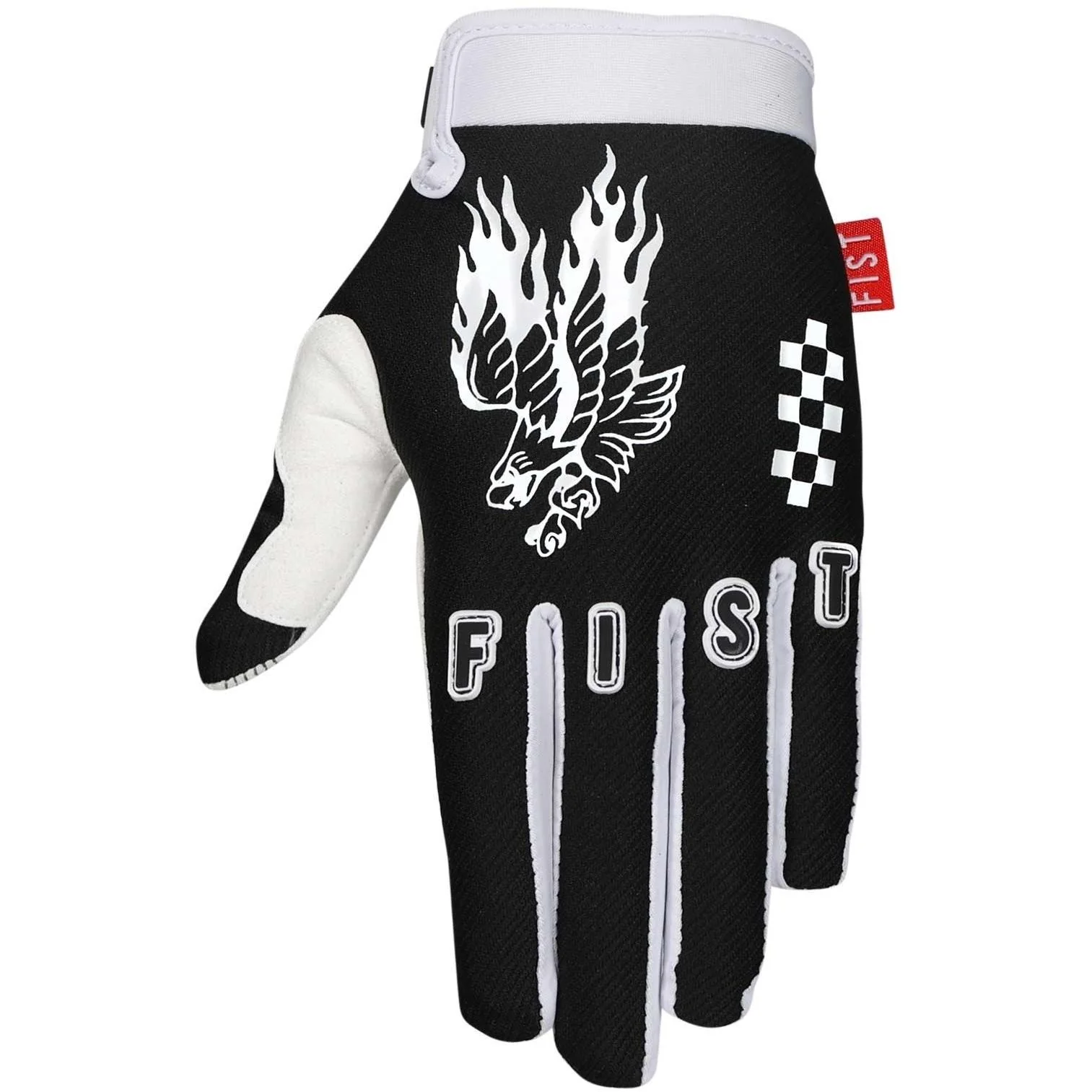 Fist Strapped Gloves Baxter Maiwald - Soaring Eagle White/Black - Image 2