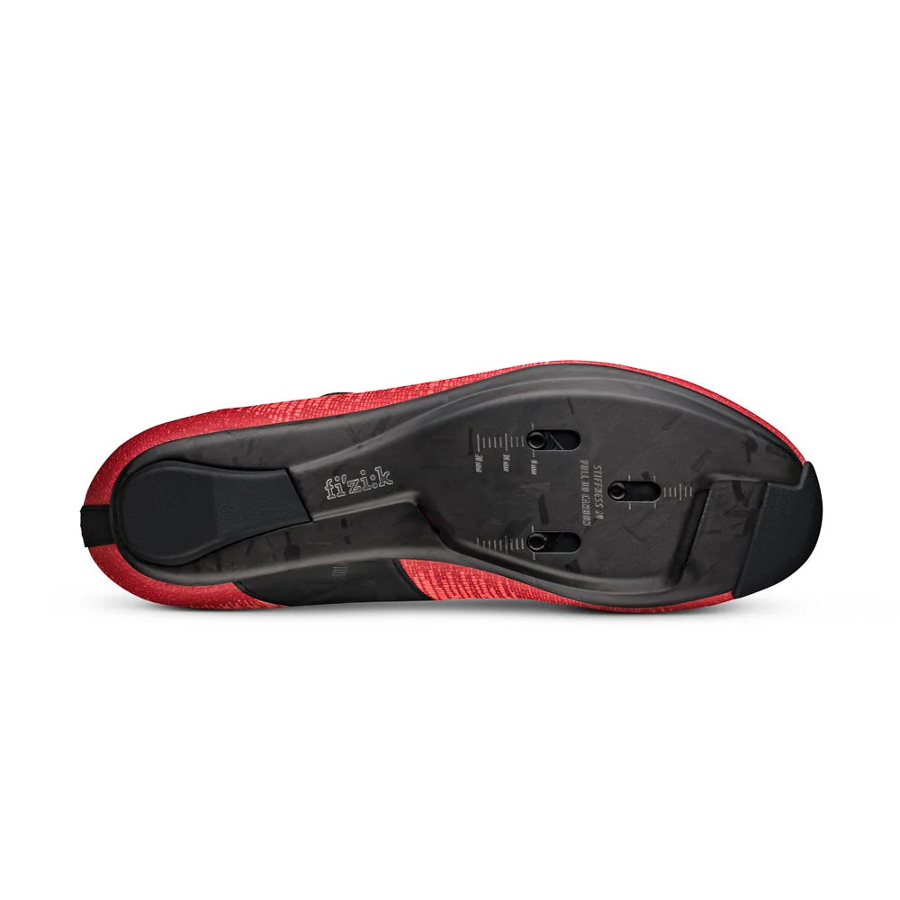 Fizik Vento Infinito Knit Road Shoes Red/Black - Image 4