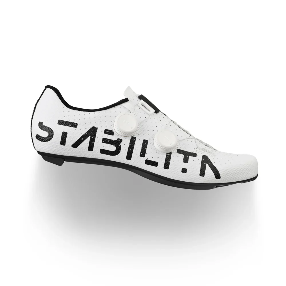Fizik Vento Stabilita Carbon Road Shoes Black Logo/White