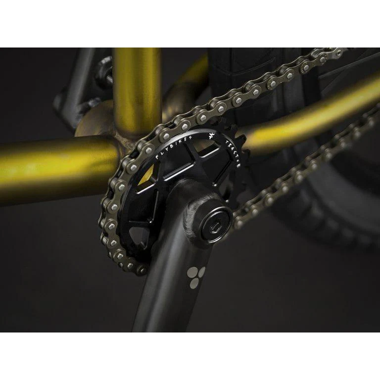 Fly Omega Freecoaster BMX Bike 21" TT Flat Trans Gold - Image 4