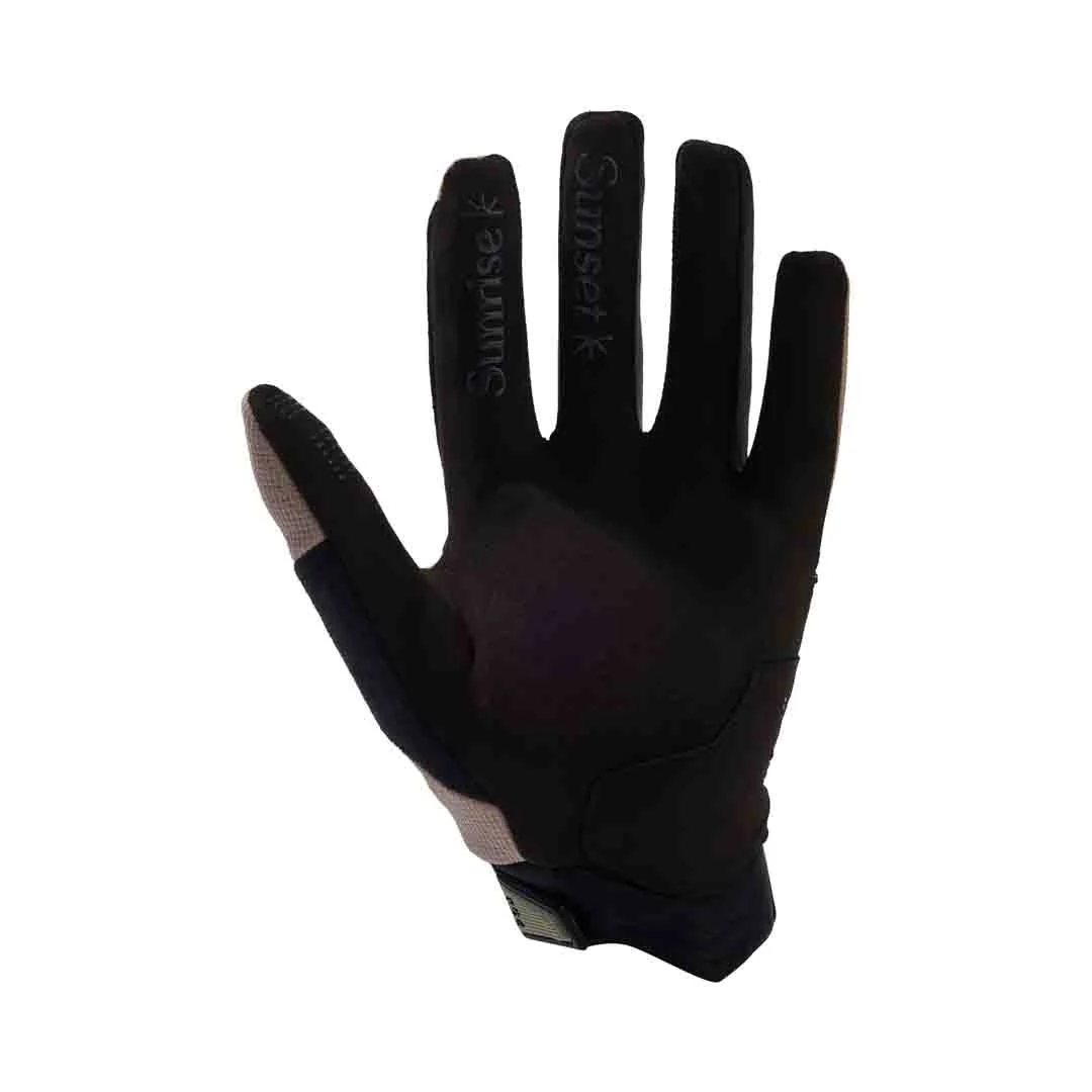 FOX Defend Full Finger Lunar Fire Gloves Adobe Red 2023 - Image 2