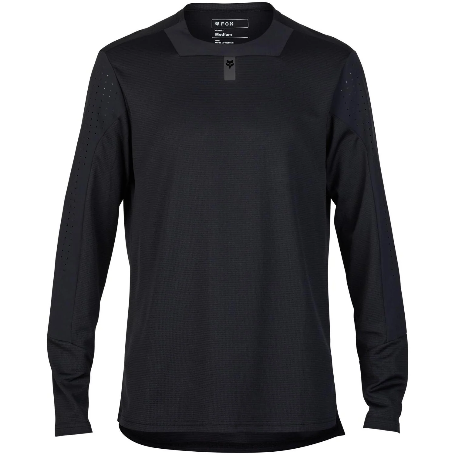 FOX Defend Long Sleeve Jersey Black - Image 2