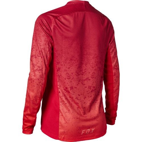 FOX Defend Women's Long Sleeve Jersey Lunar Berry Punch - Image 2