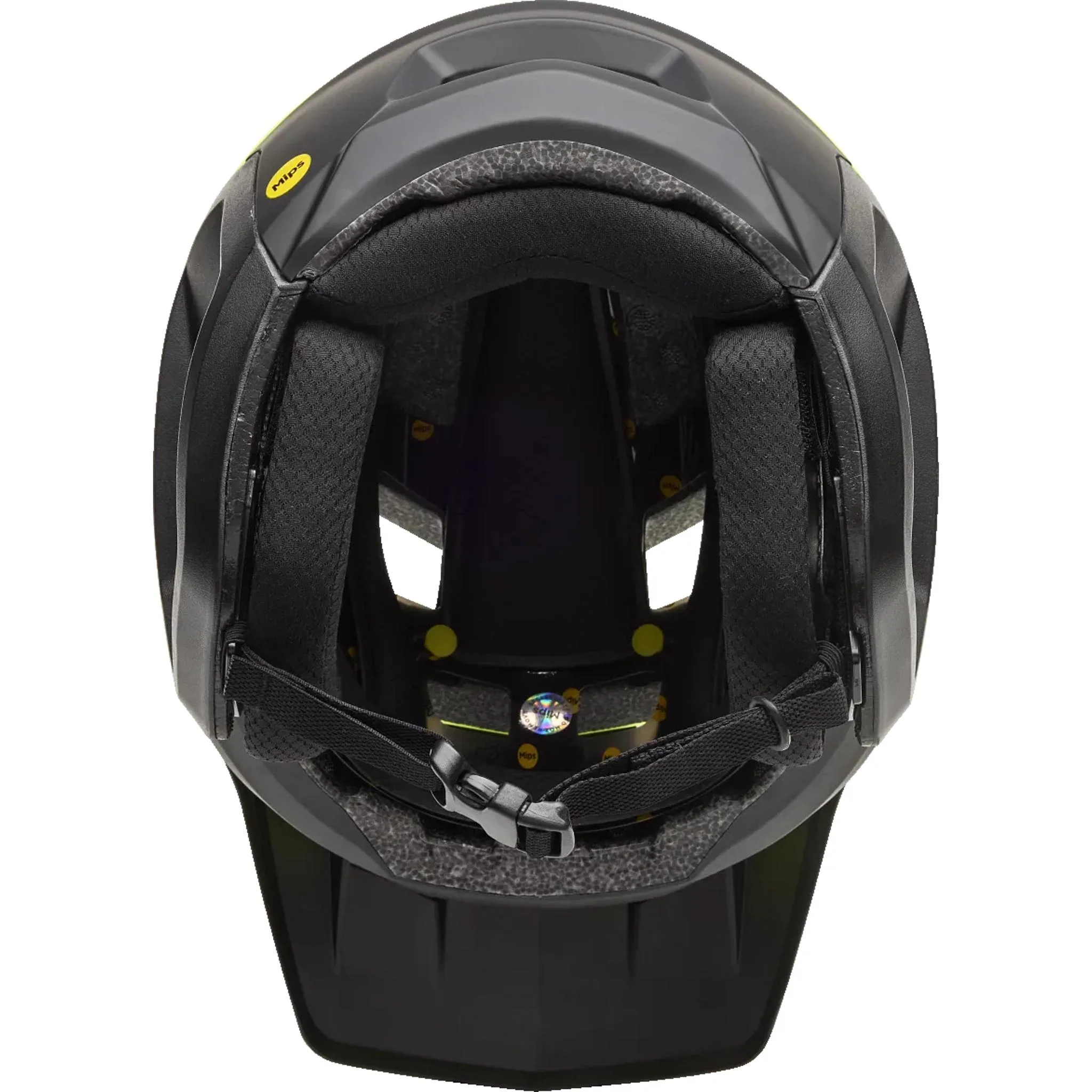 Fox Dropframe MIPS MTB Helmet Fluorescent Yellow - Image 6