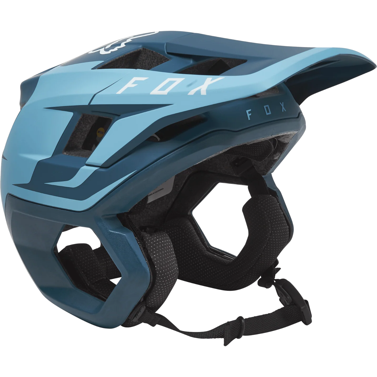 FOX Dropframe Pro MTB Helmet Sideswipe Slate Blue