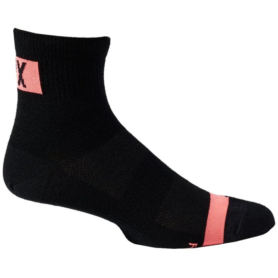 FOX Flexair Merino 4'' Socks Black/Pink - Image 3