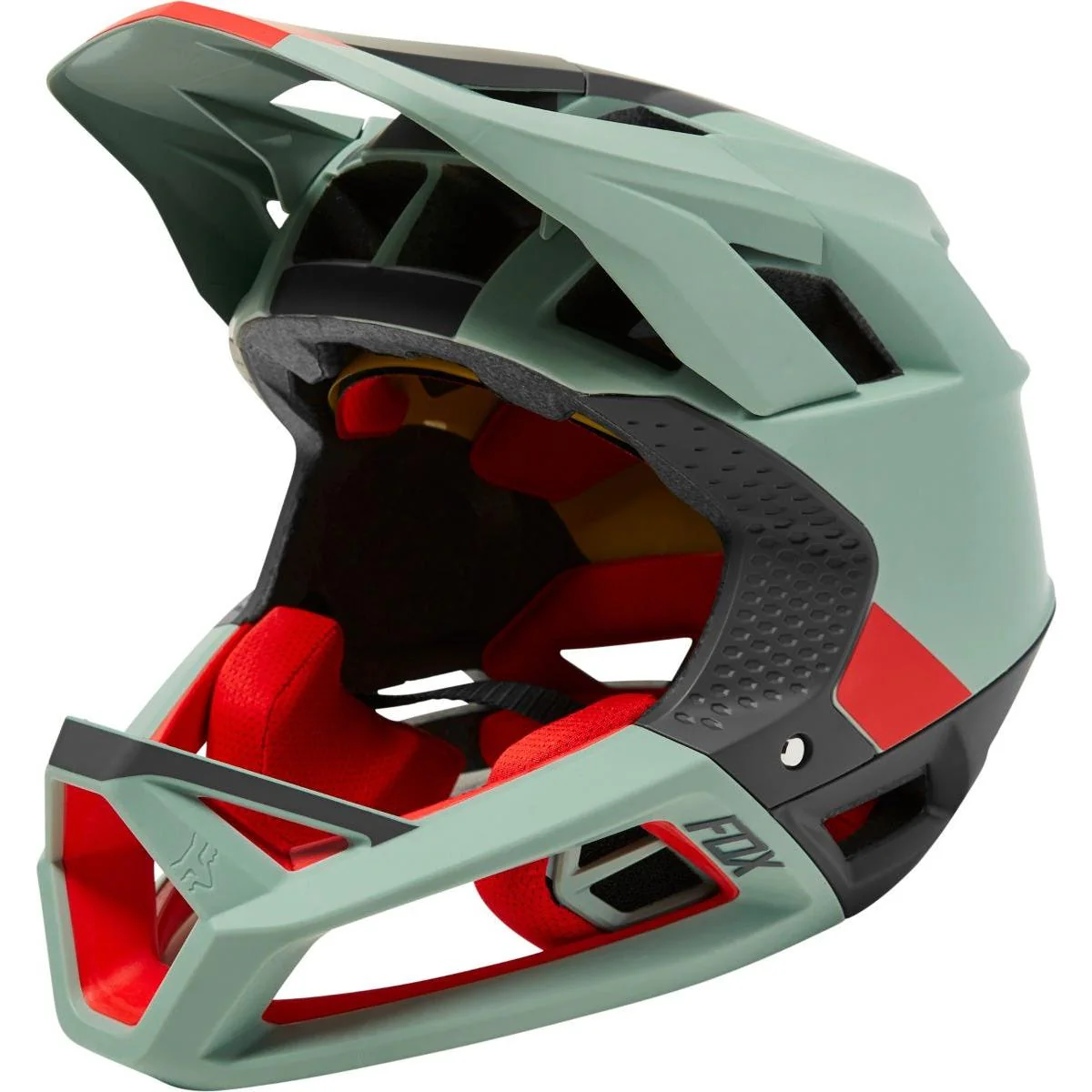 Fox Proframe Blocked Fullface Helmet Eucalyptus - Image 2