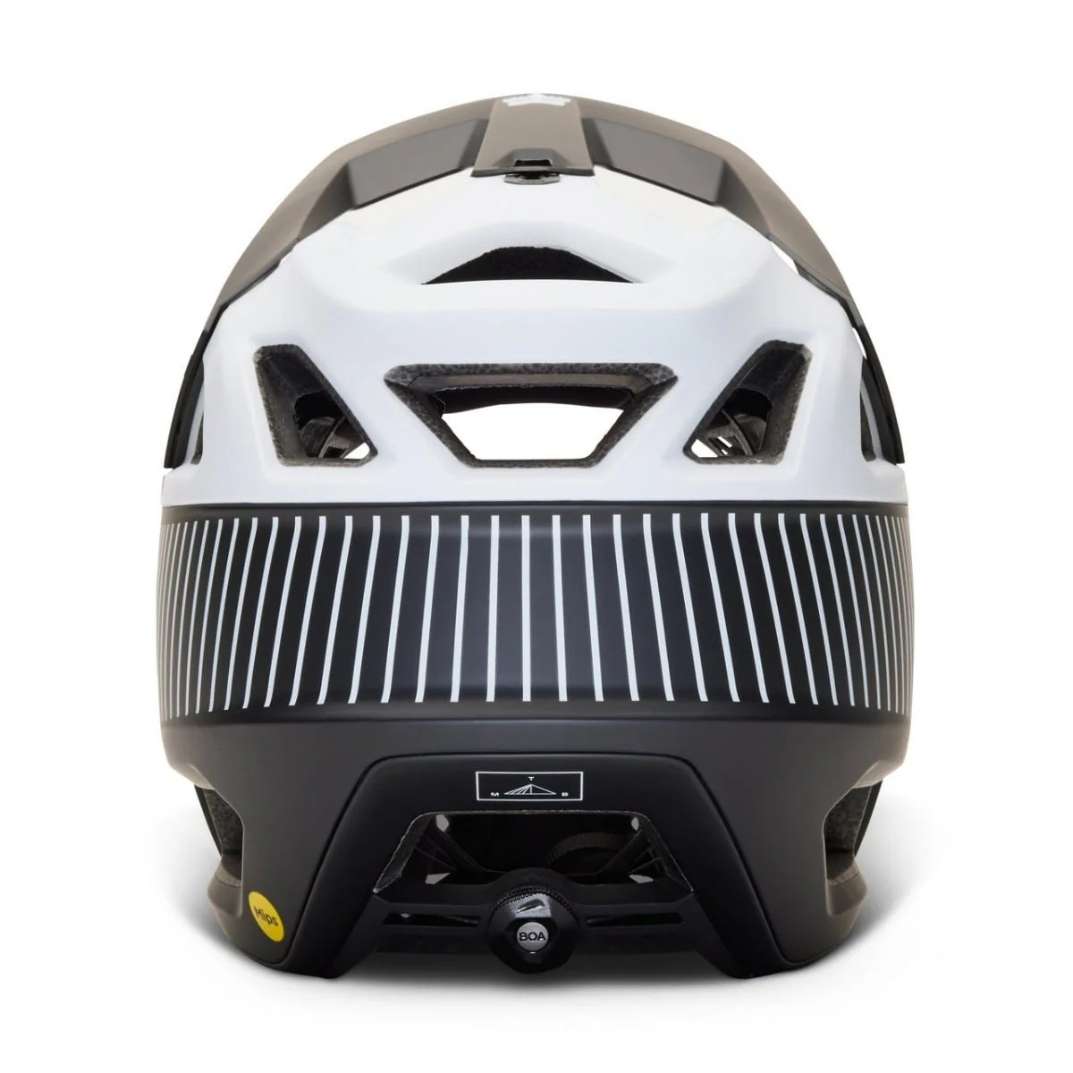 FOX Proframe RS Mash Fullface Helmet Black/White 2023 - Image 4