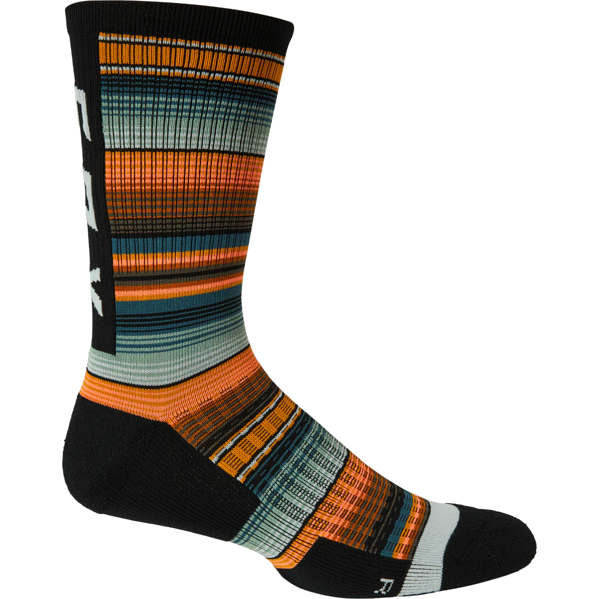 Fox Ranger Cushion 8'' Socks Green Orange