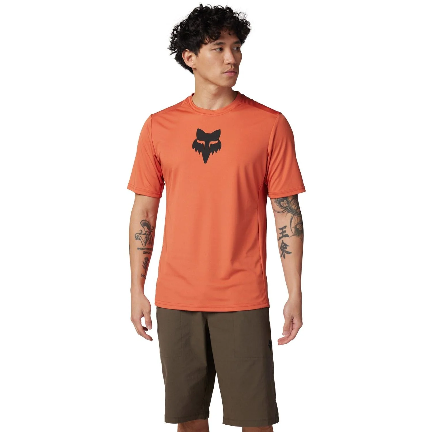 FOX Ranger Short Sleeve Jersey Lab Head Atomic Orange 2024 - Image 3